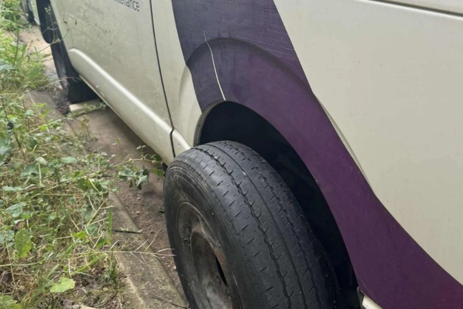 Some vehicles have been left for years with deflated tyres and cobwebs growing. (Image: Andrew Leung/supplied).