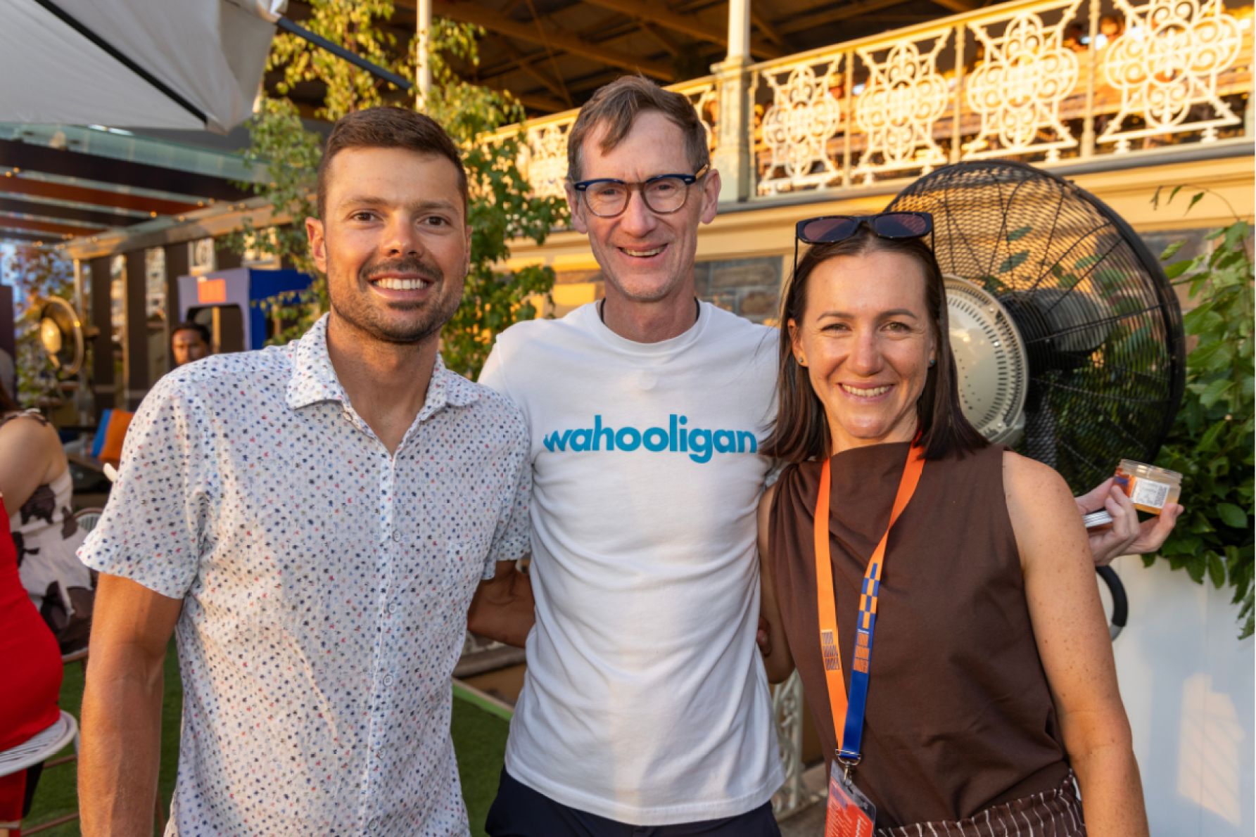 Kyle Ward, Gareth Joyce and Samara Sheppard 