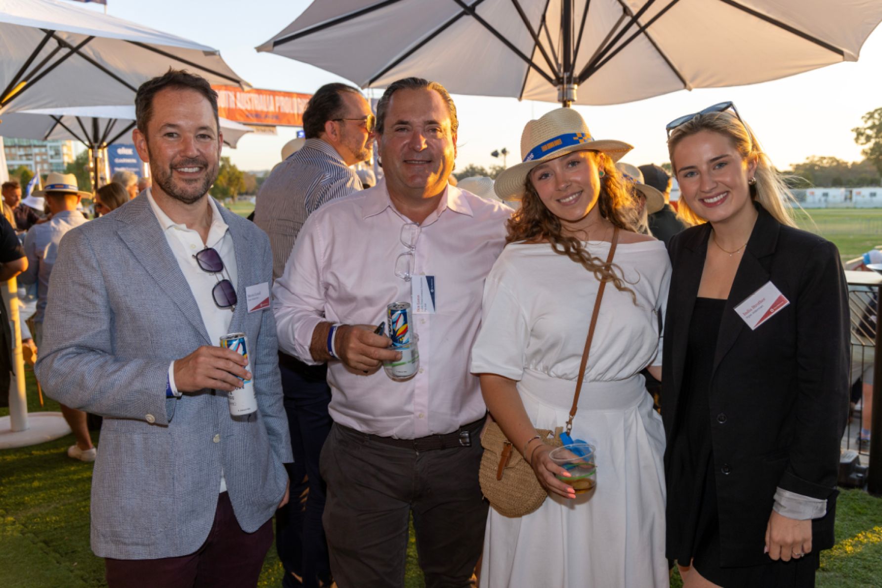Martin Lovell, Ben Lucas, Emma Lucas and India Strother