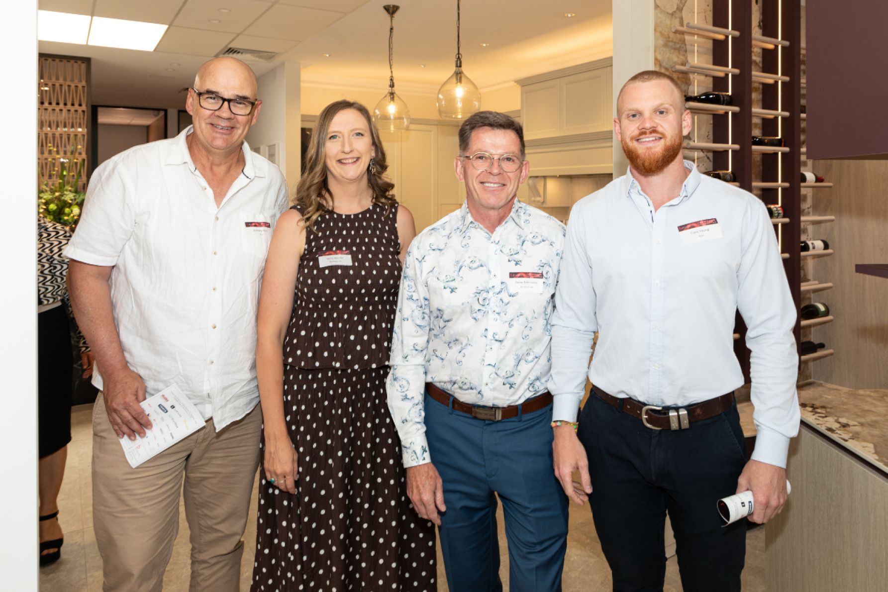 Anthony West, Holly Bourke, Peter Sveinsson, and Cory Young