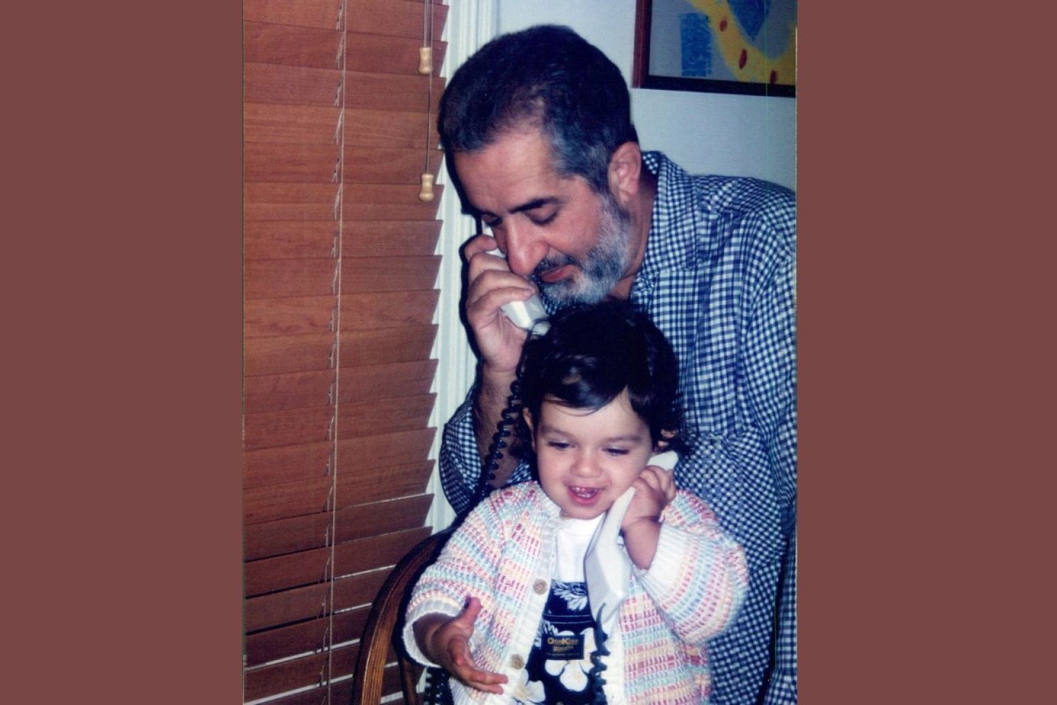 Young Aria Bolkus and her father, former federal senator Nick Bolkus, who died in December. Photo: supplied. 