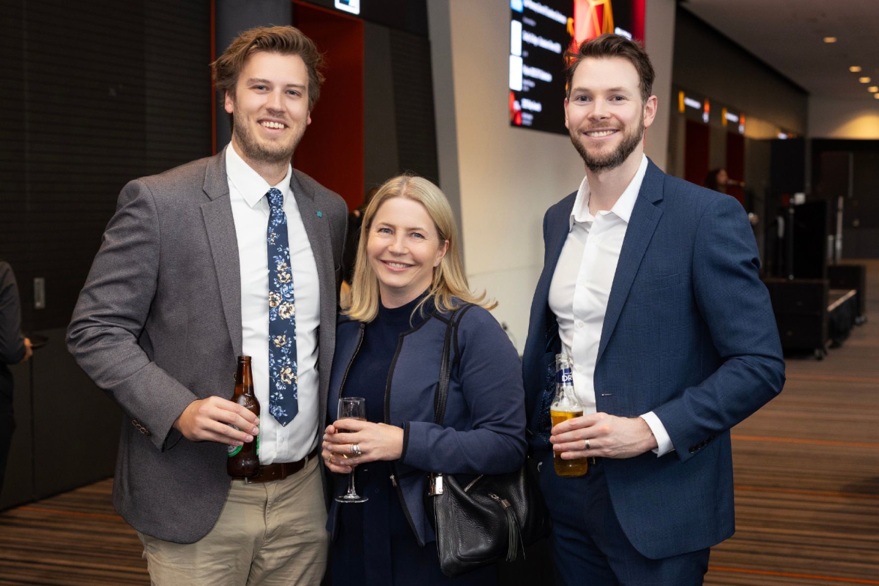 Carl Lundborg, Charmaine Hughes and James Mitchell