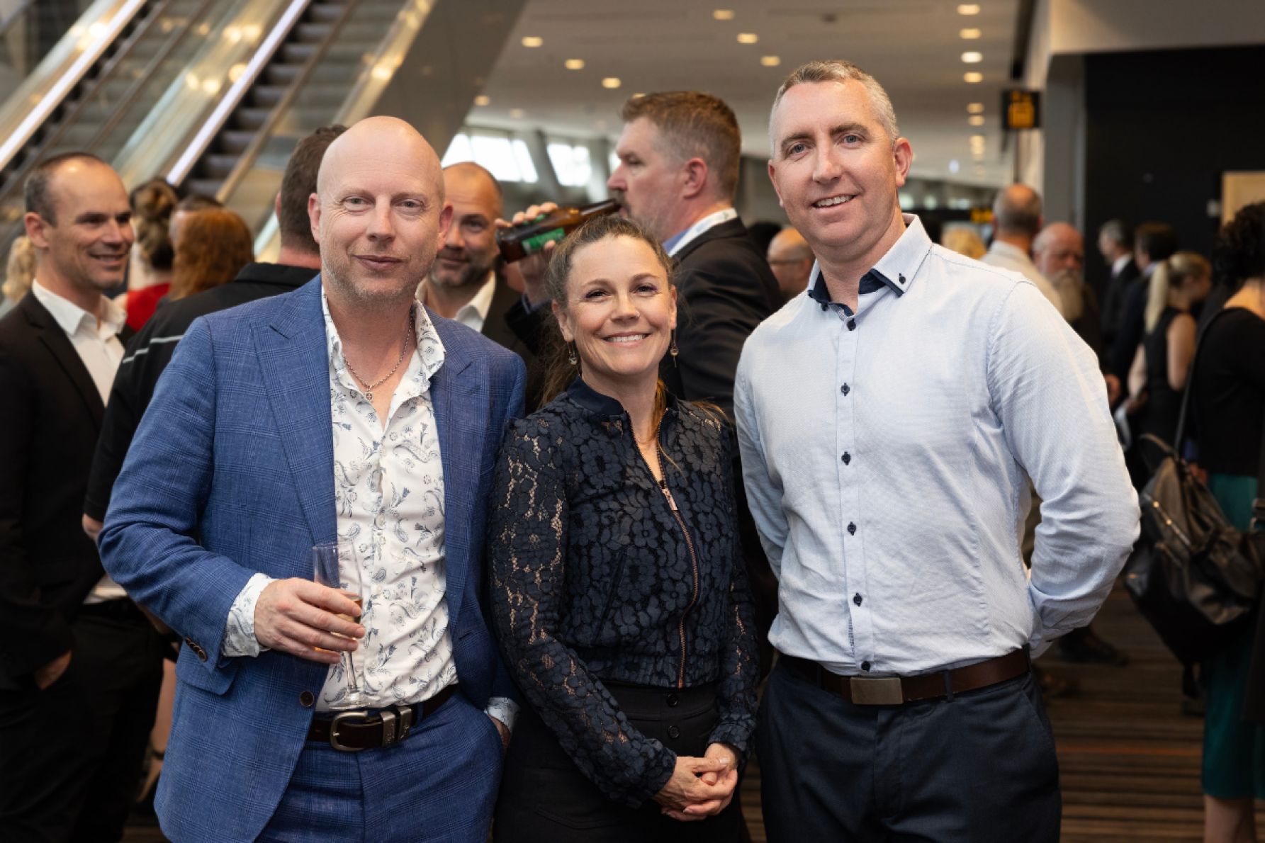 Chris Cowley, Whendee Young and Alec Walsh