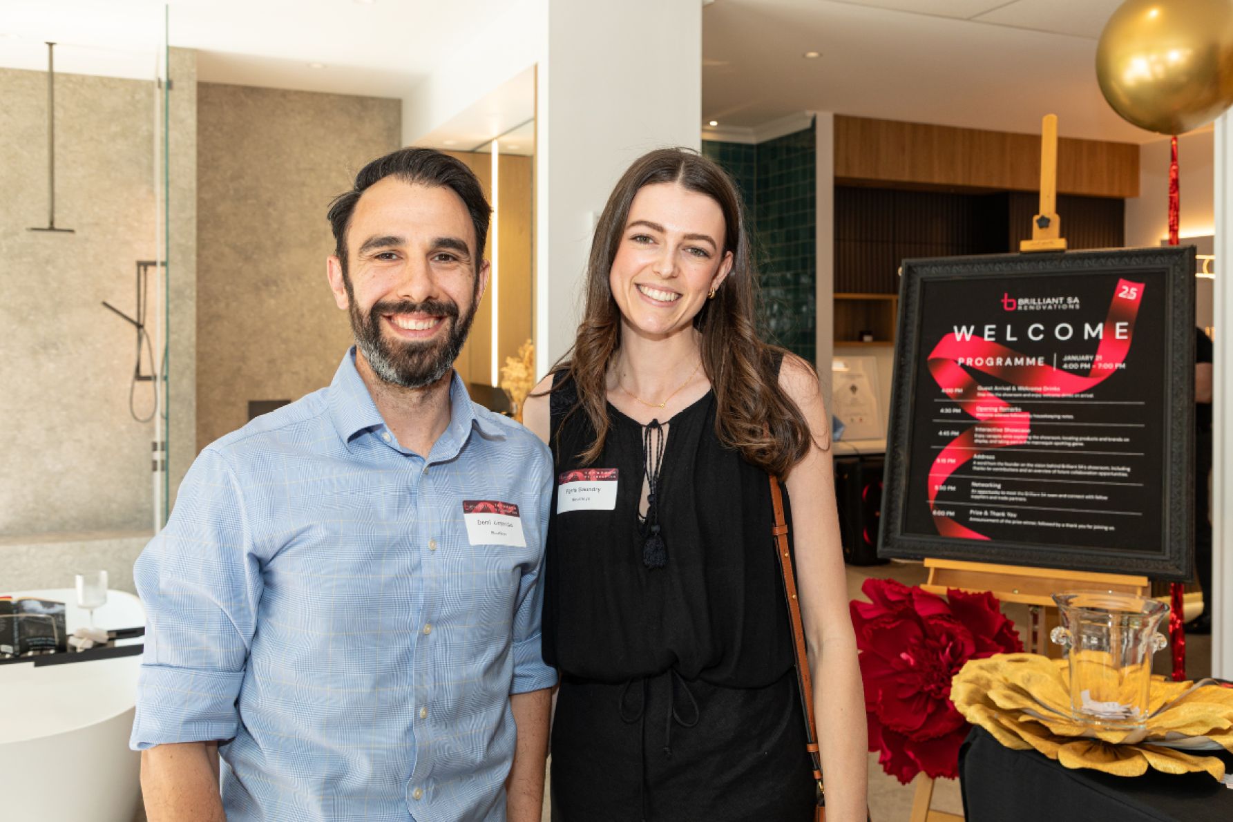 Demi Avramidis and Paris Saundry