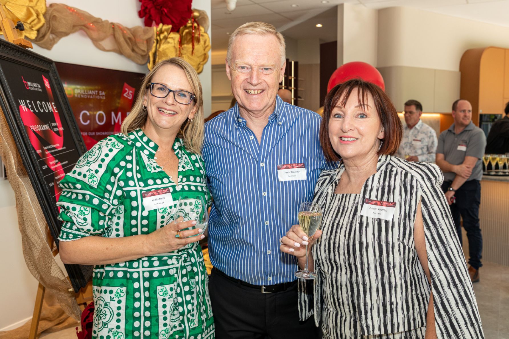 Jo Niederer with Trevor and Judith Routley