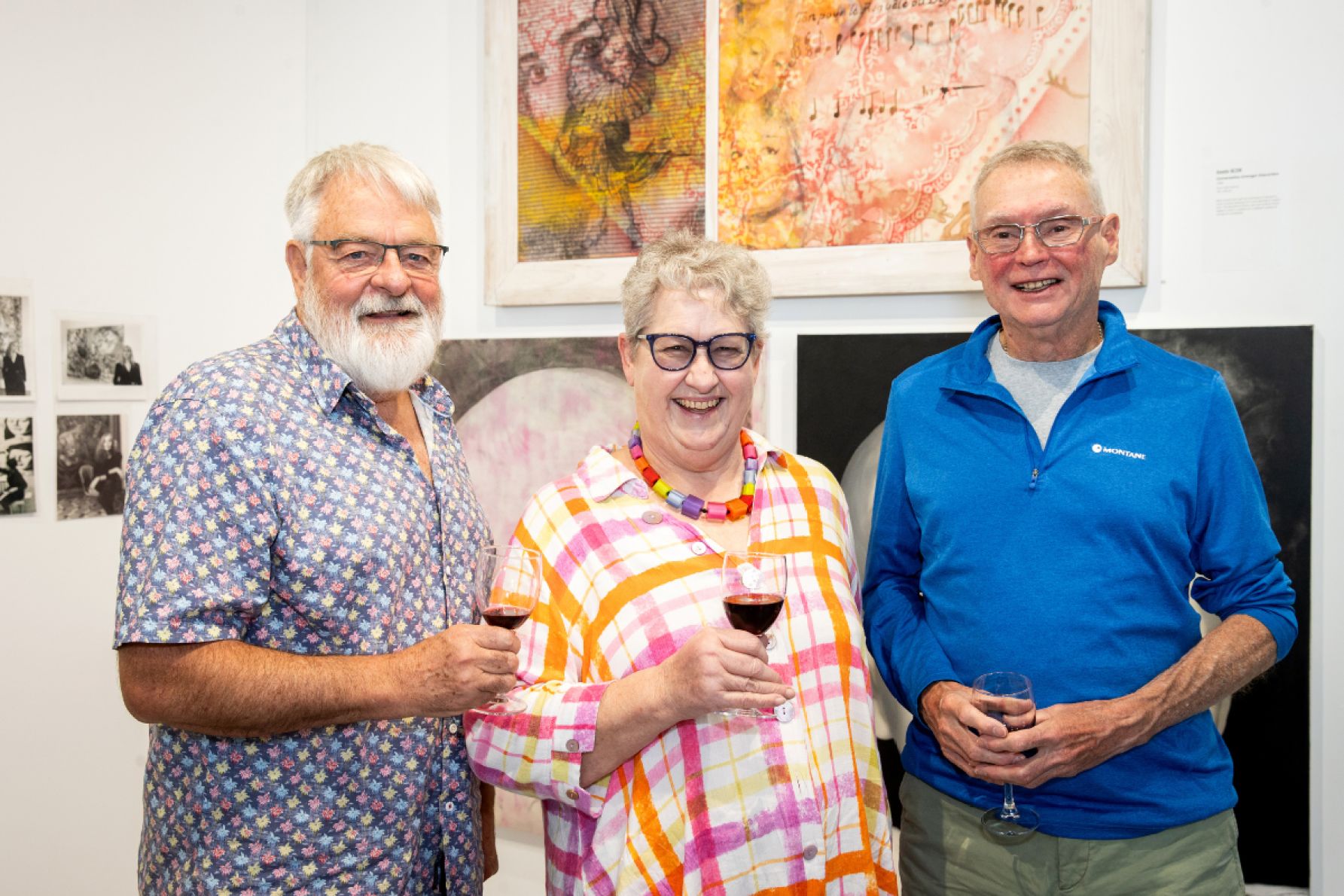 John Paul Bullen, Pam Russell and Gilbert Roe