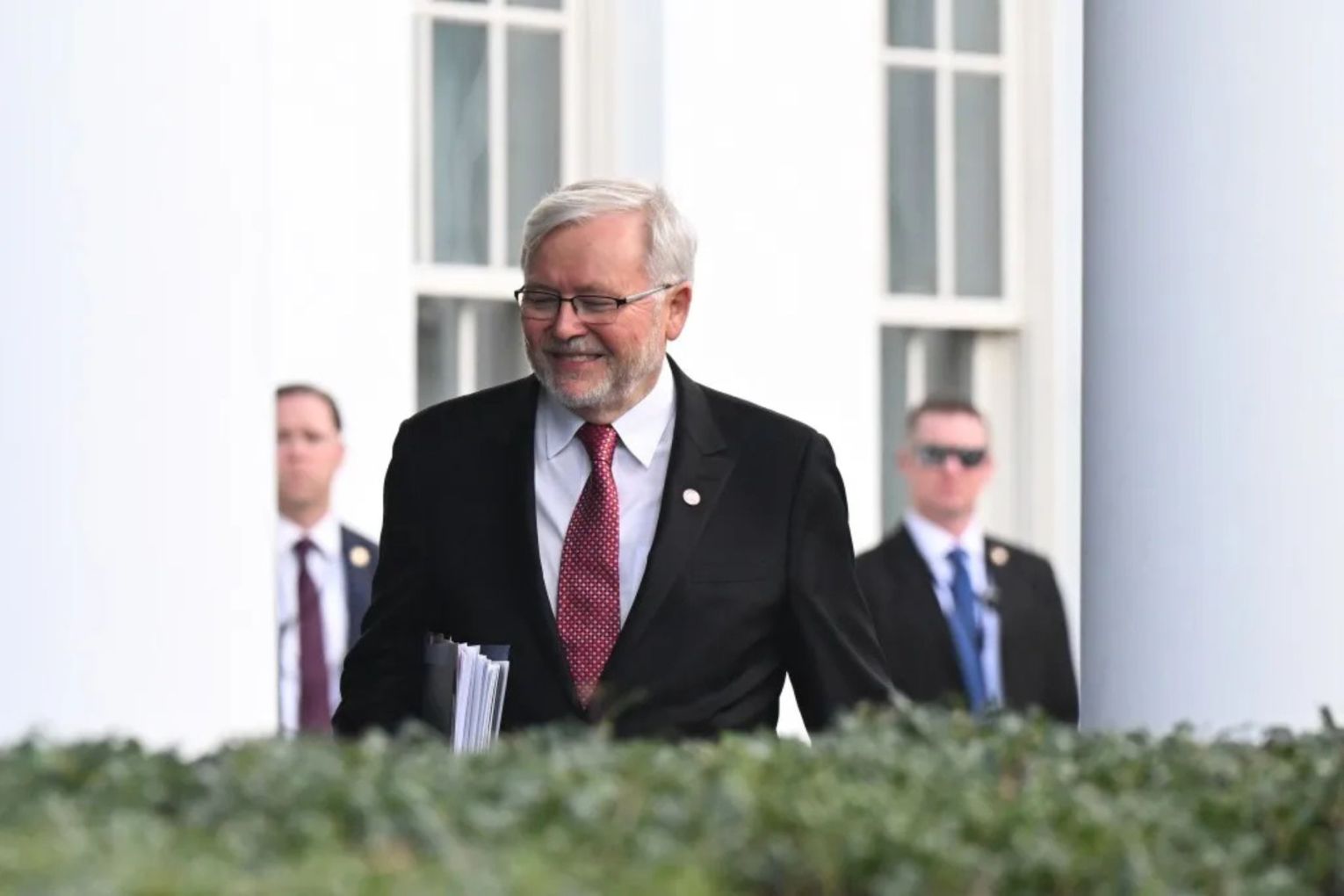 Australia’s former Ambassador to the United States Kevin Rudd at the White House.
