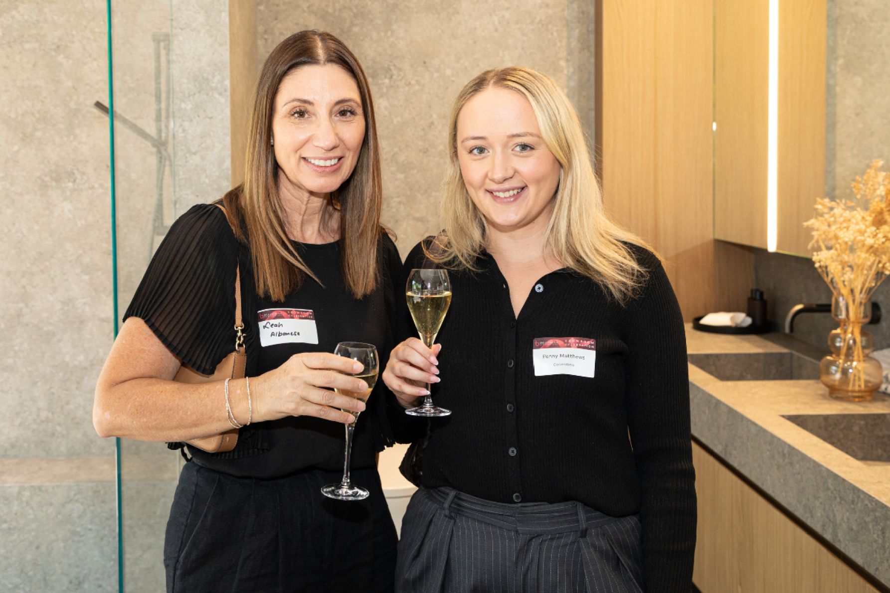 Leah Albanese and Penny Matthews