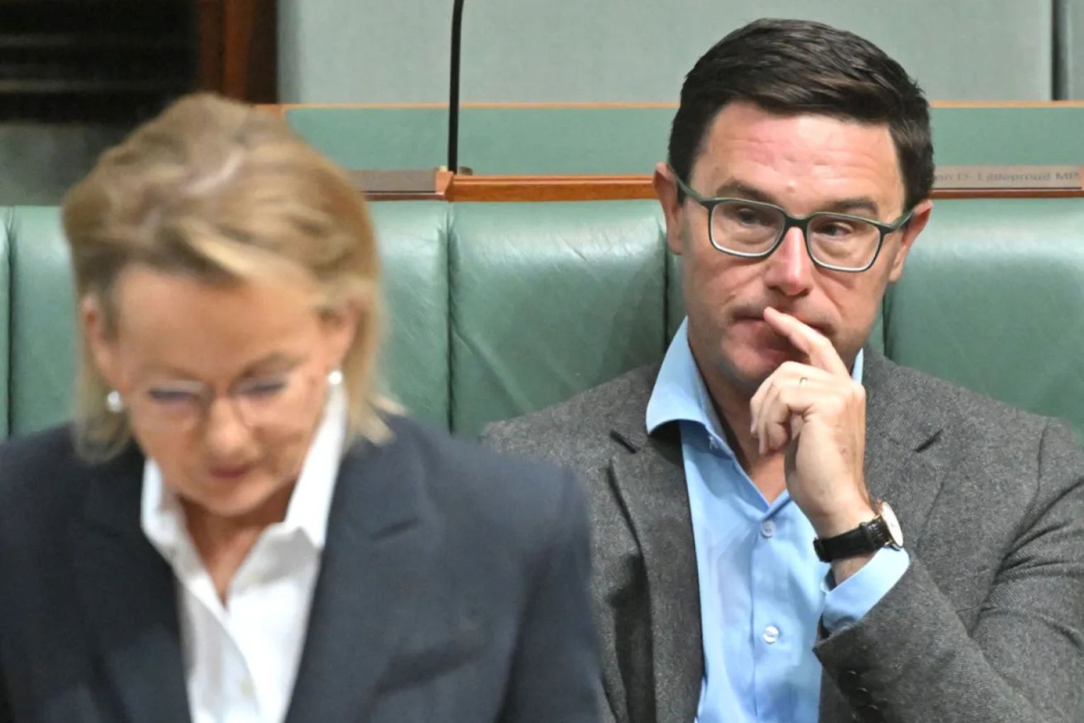 Nationals leader David Littleproud says his MPs can no longer serve under Sussan Ley. Picture: AAP