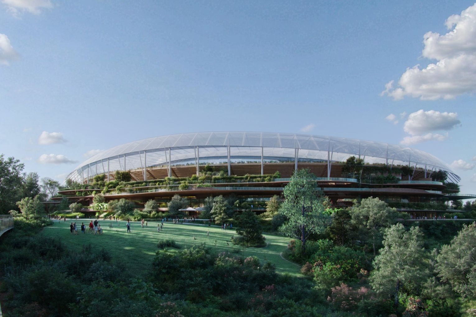 Artistic impressions of Brisbane's Olympic stadium | Credit: images supplied