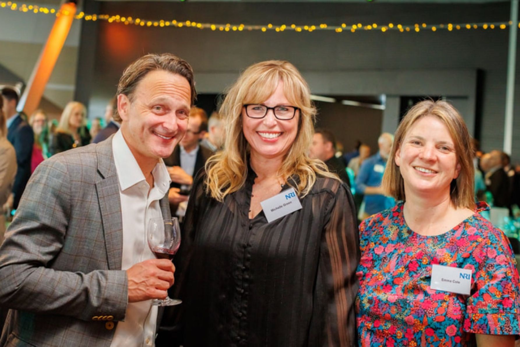 Paul Wilson, Michelle Green and Emma Cole