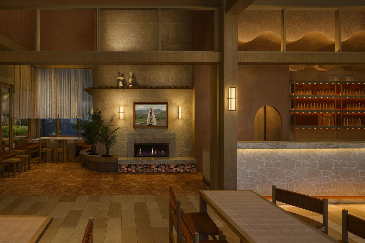 A render of Comuna Cantina's forthcoming Newstead location | Credit: image supplied