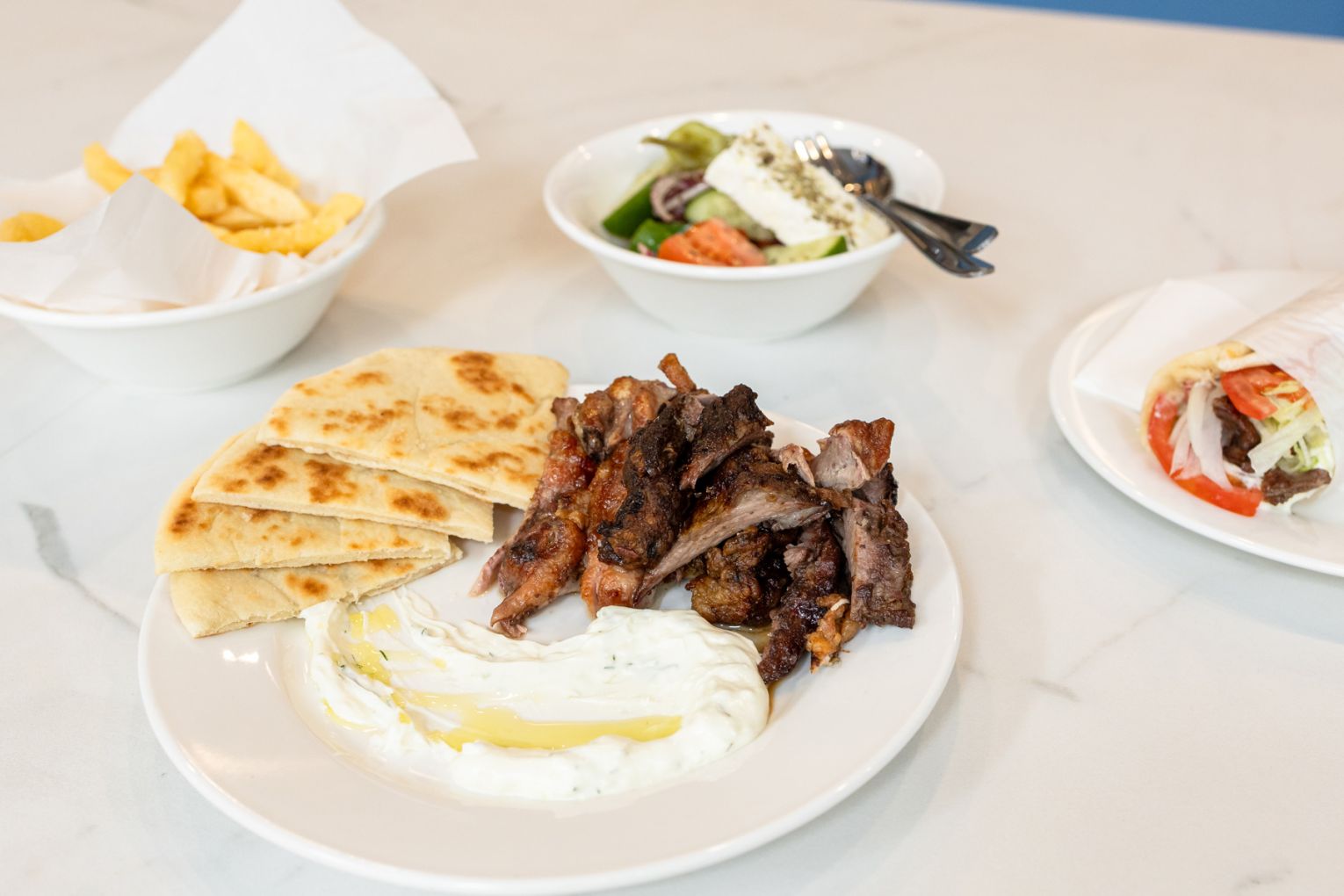 Mr Spiros Handmade Yiros has opened at The Oxley, image credit: Jade Quinlivan