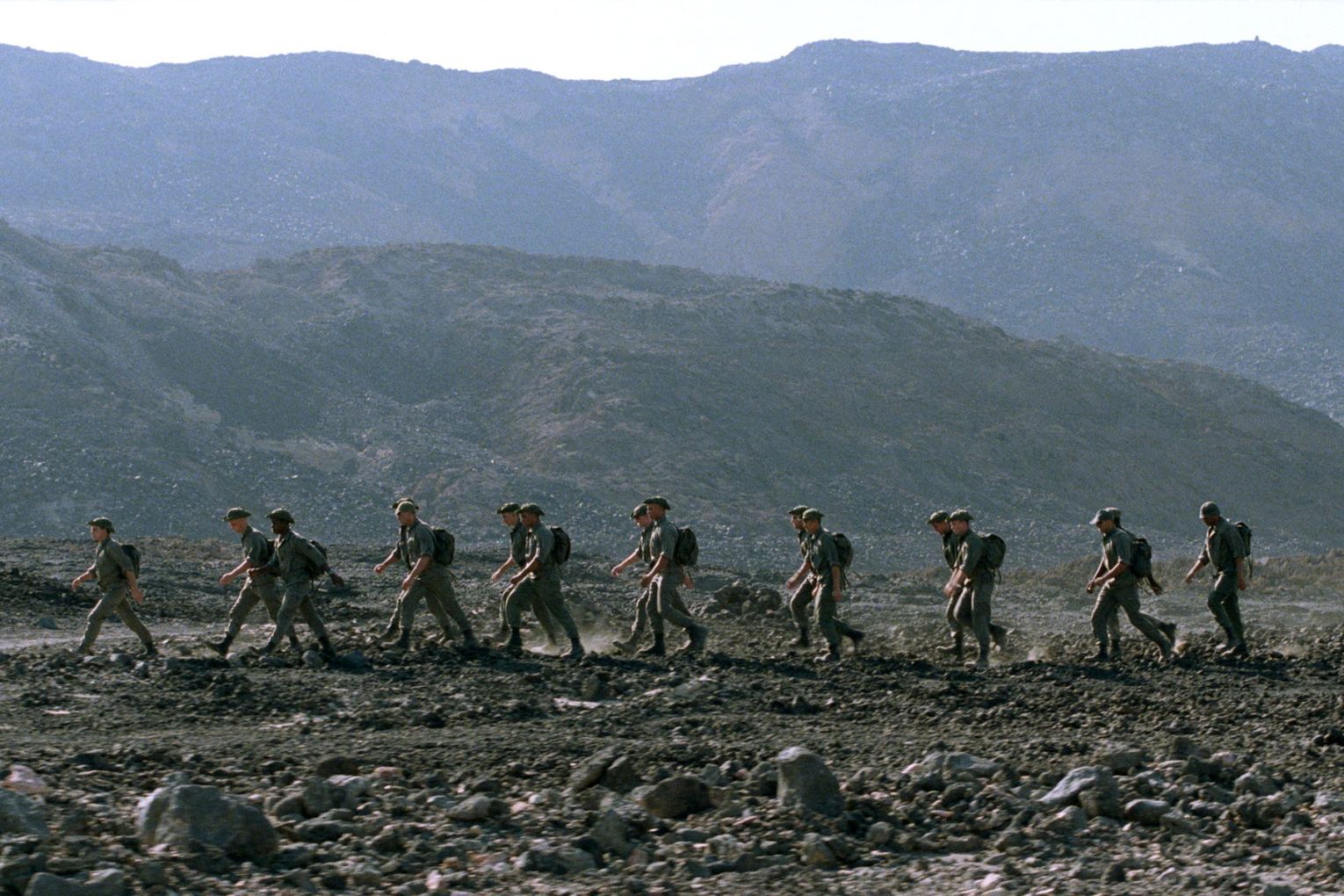 Production still from Beau Travail 1999/ Dir: Claire Denis / Image courtesy: Janus Films