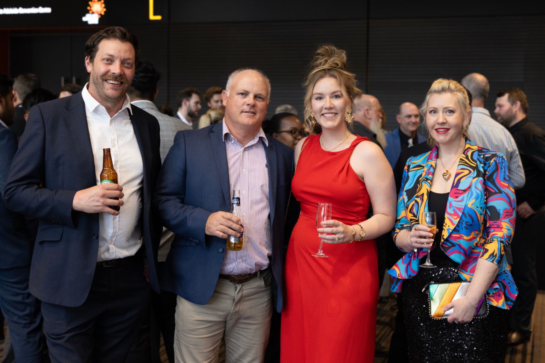 Tim Ennis, Tim Thiel, Taylah Linnett and Rachel Whittington