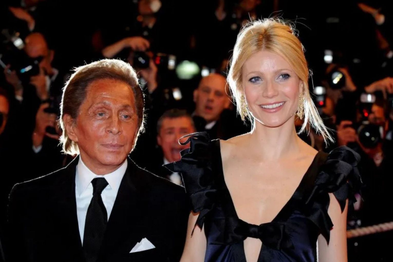 Valentino dressed the world's biggest stars like US actress Gwyneth Paltrow.