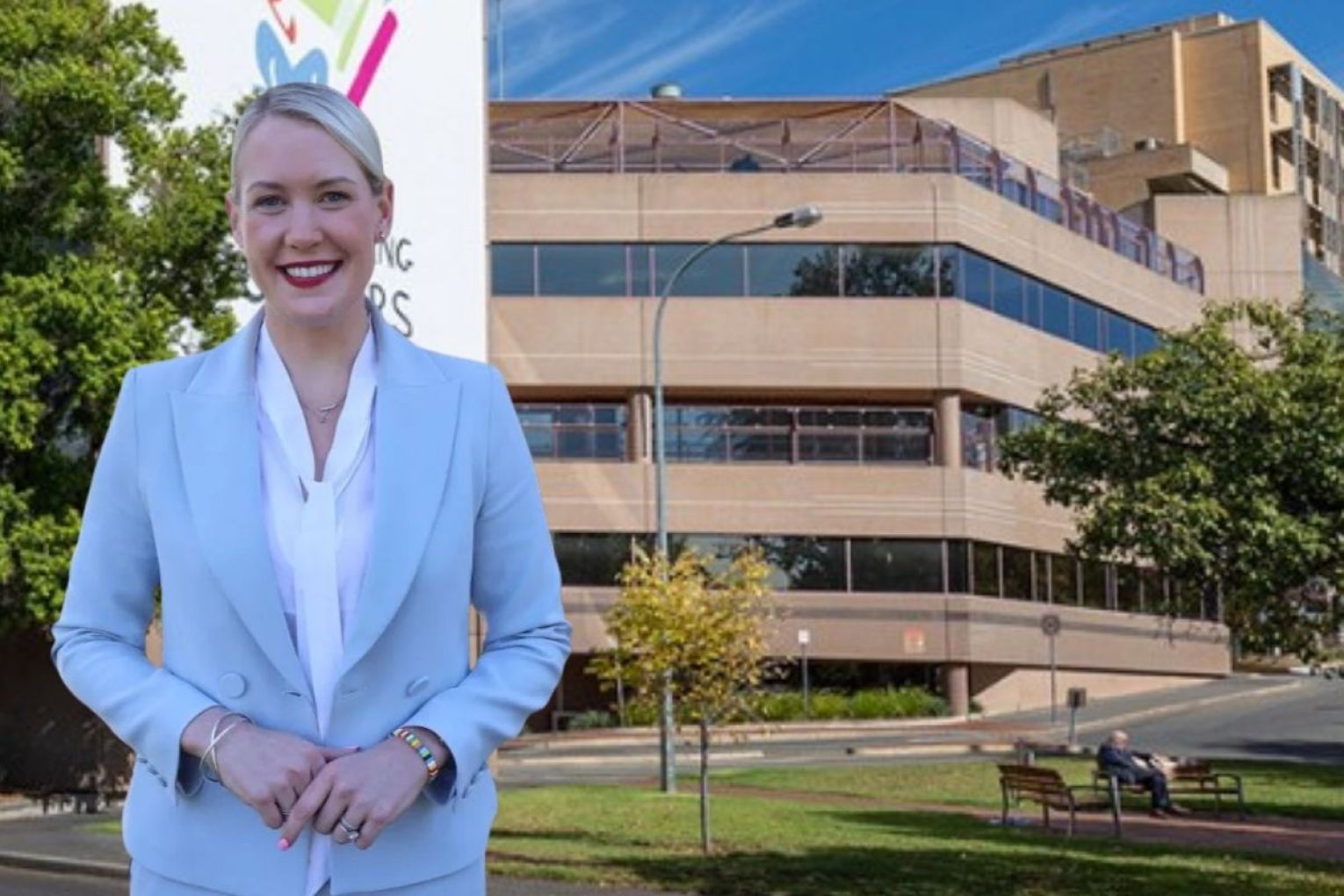 The Women's and Children's Hospital would potentially become a “transition facility” for patients who no longer need to be in acute care. Photos: Tony Lewis/Charlie Gilchrist/InDaily.