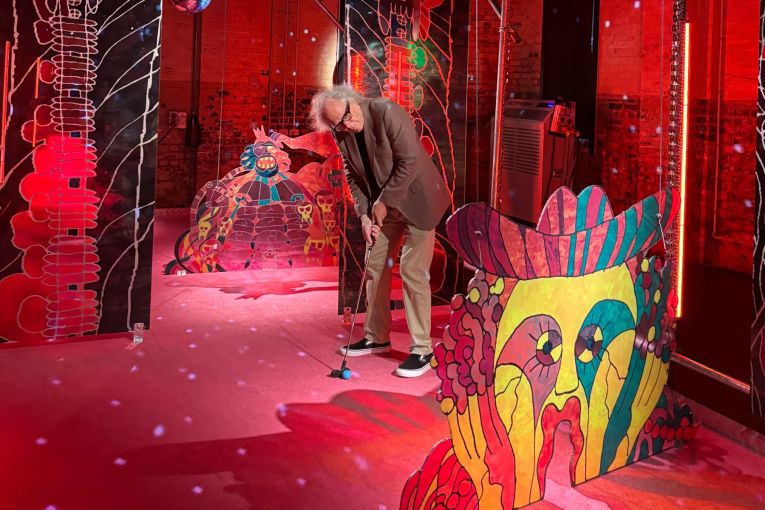 Thumbnail for It’s a hole in one! Mini golf swings towards the arts