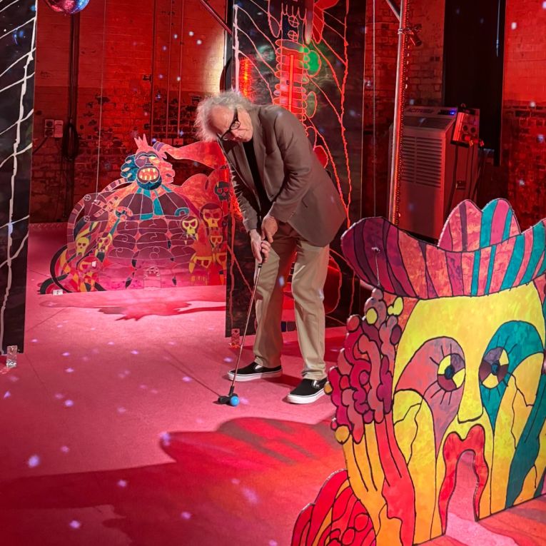 Thumbnail for It’s a hole in one! Mini golf swings towards the arts