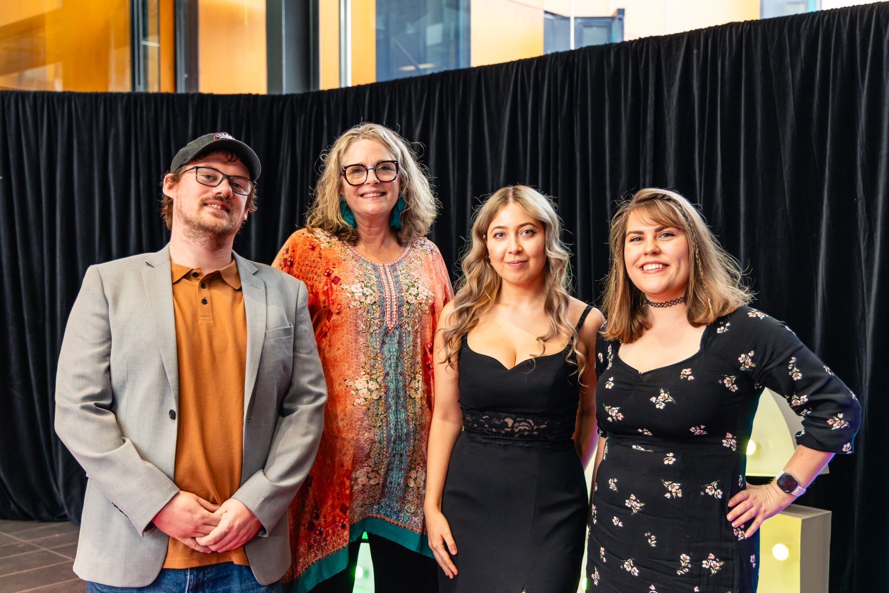 Keirron Stach, Kirsty Parkin, Emma Losin and Rachel Mesler