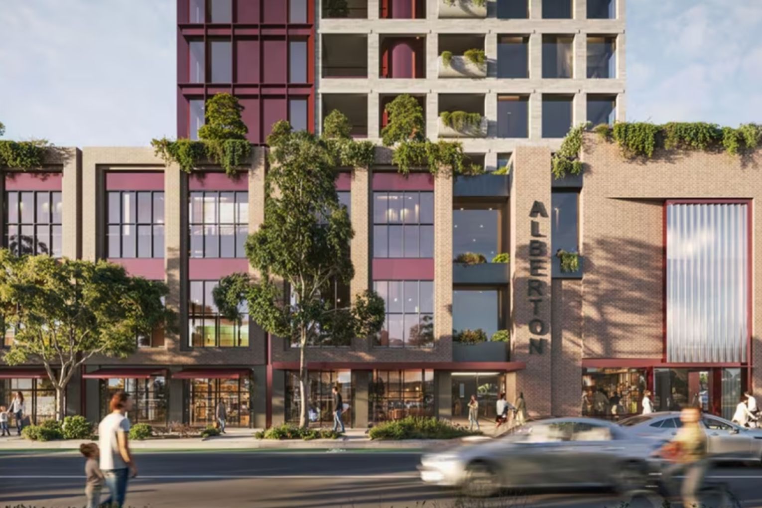 Alberton Square would be set on 20,000 square metres. Photo: COX Architecture Adelaide
