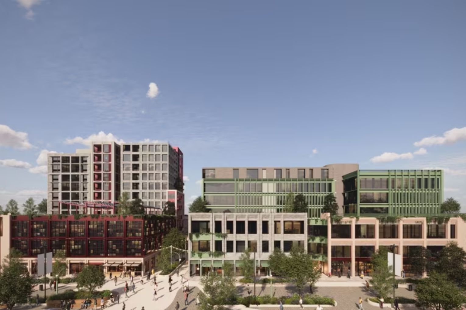 Alberton Square would be set on 20,000 square metres. Photo: COX Architecture Adelaide