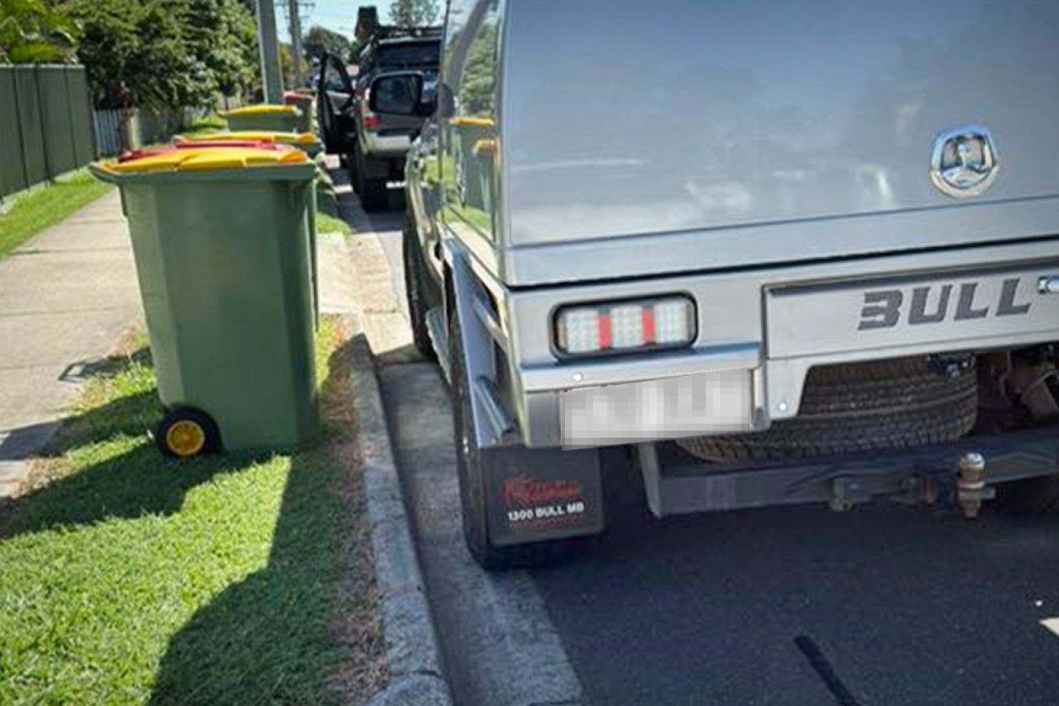 The issue of blocked bins and unneighbourly parking often pops up in community Facebook groups, but this state election is on the government agenda. This picture: via community Facebook group. 
