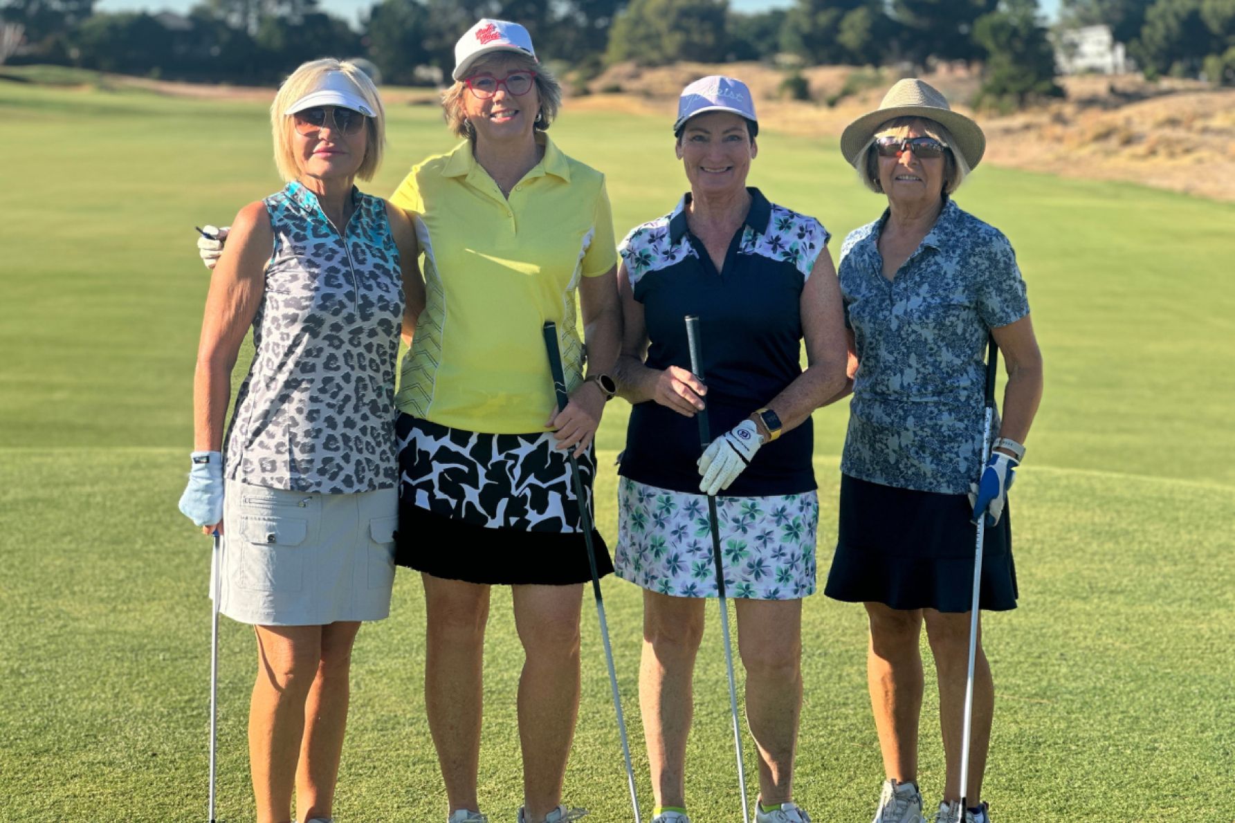 Sally Sechser, Joann Mackie, Jenny Jose and Thyra Oakley