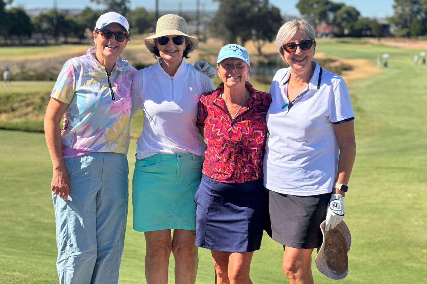 Prue Wilkosz, Fiona Weir, Sharon Bailey and Willie Pernini