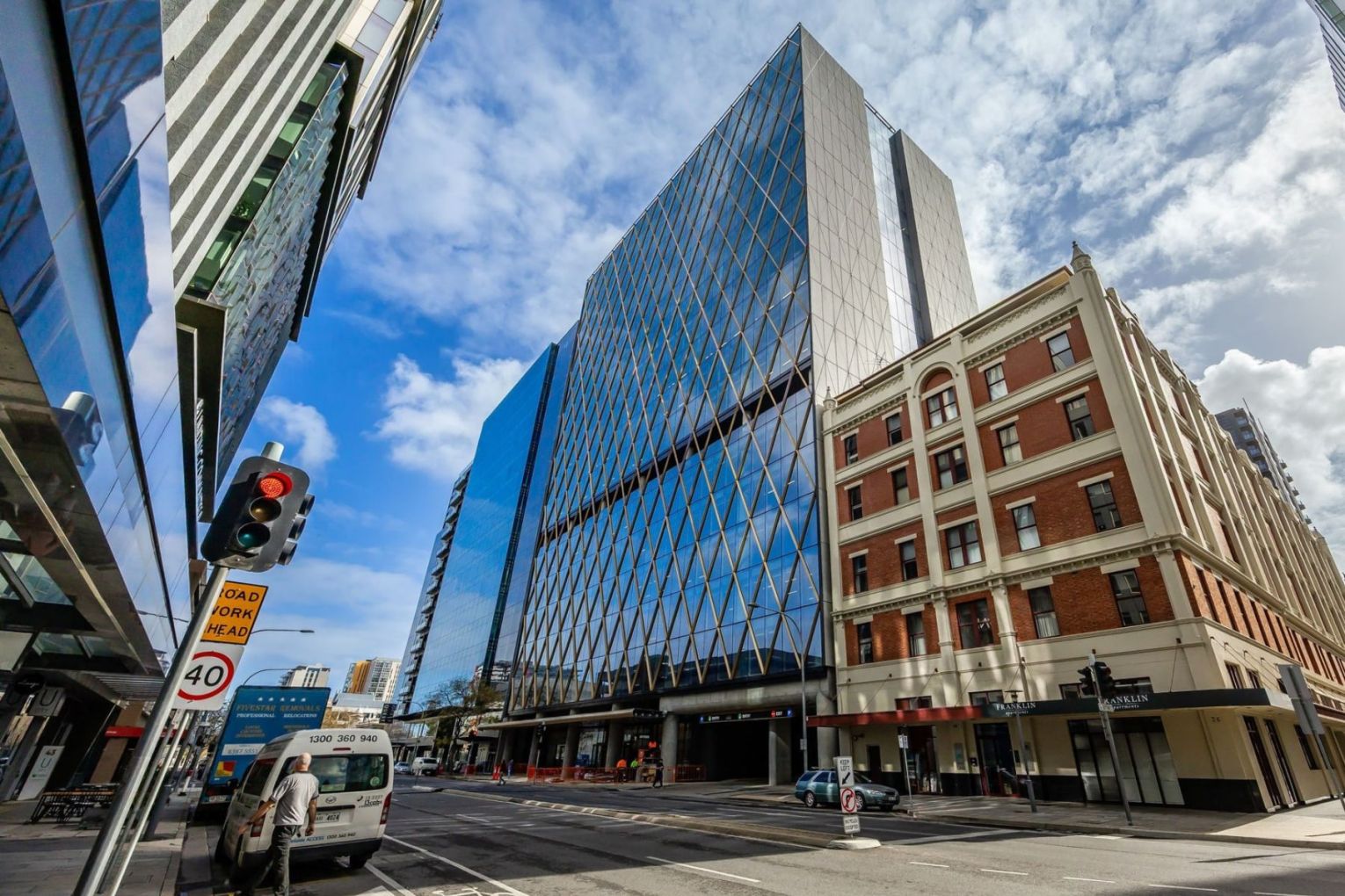 Designed by architects Brown Falconer, 50 Franklin Street is the newest office stock in Adelaide's CBD. Photo: Cushman & Wakefield