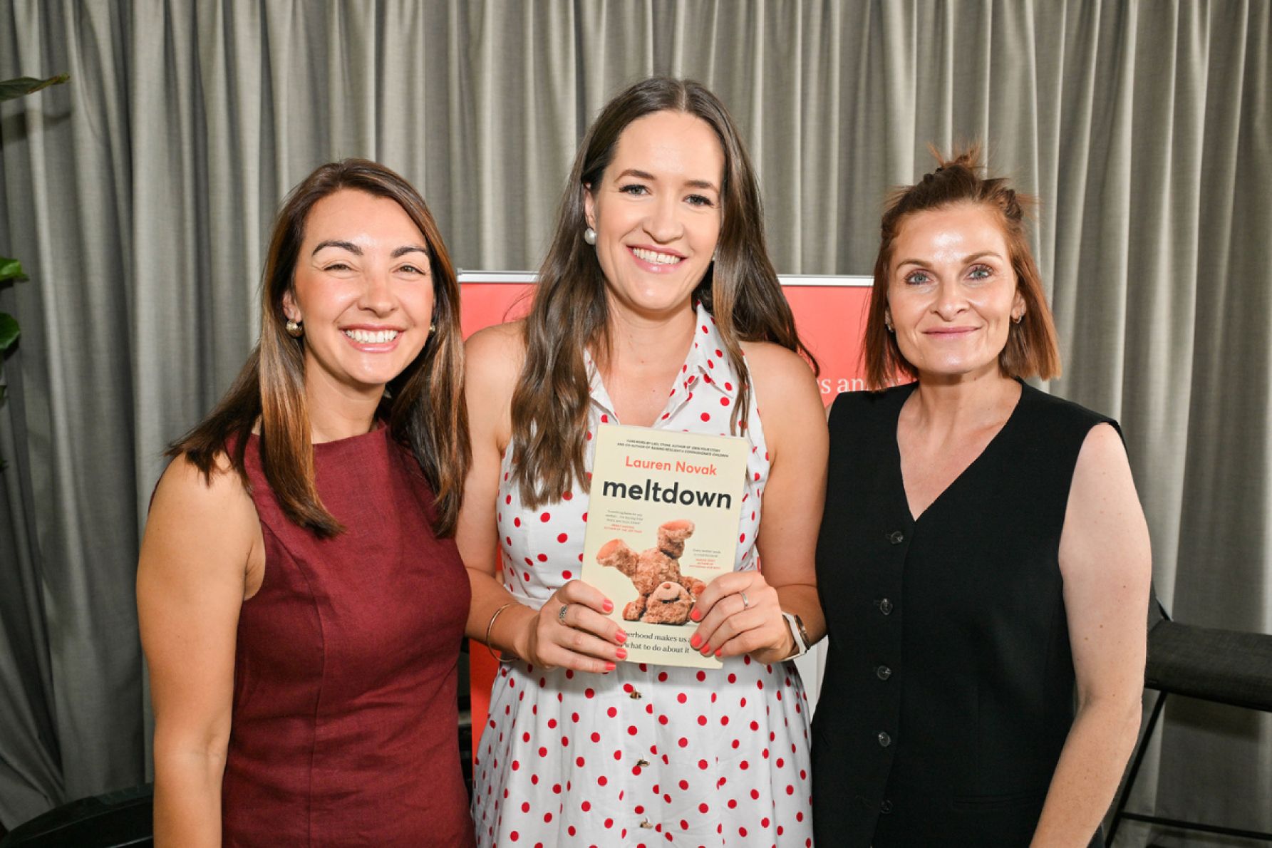 Gia Hogarth, Lauren Novak and Paola Forte
