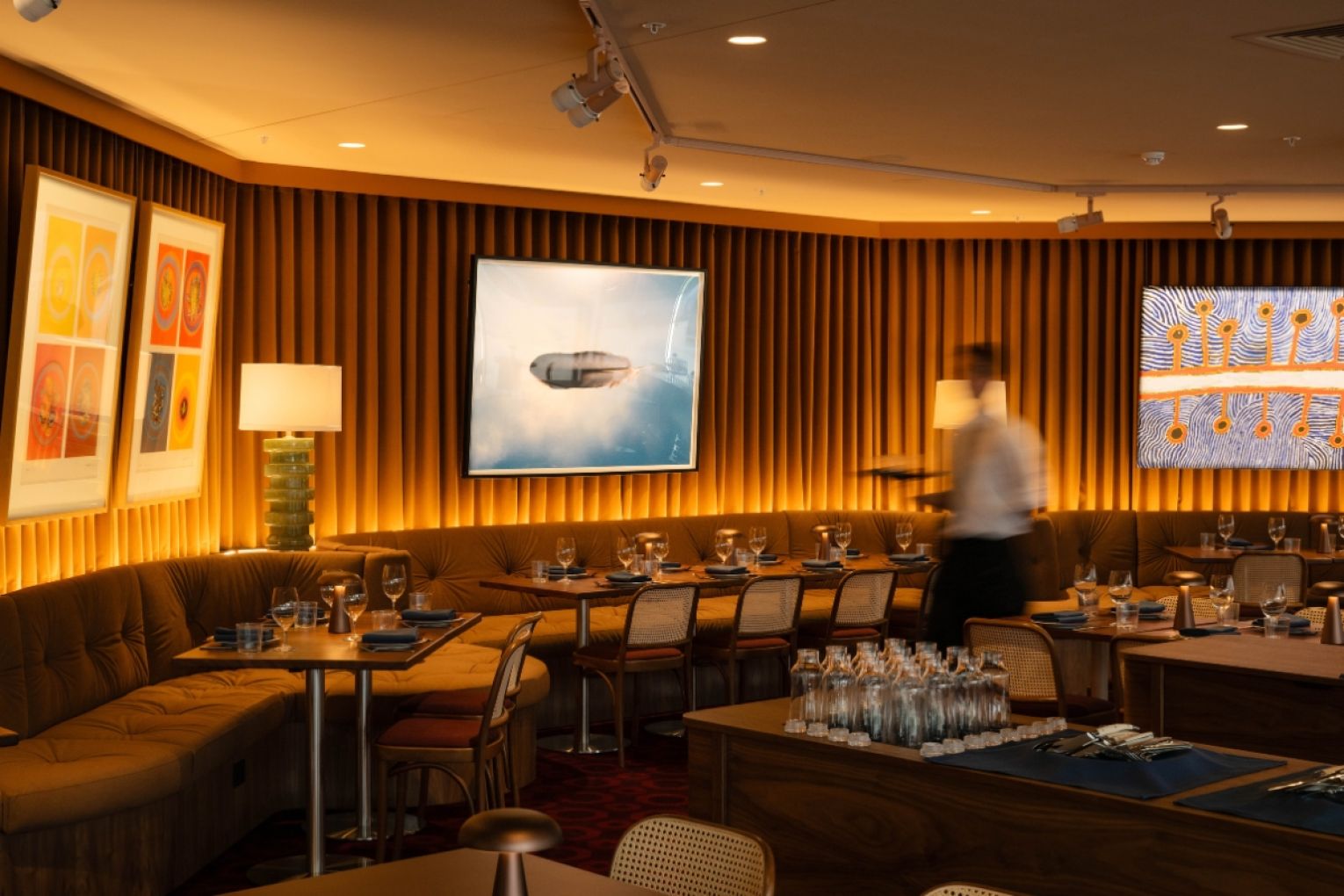 The new Angry Penguin restaurant is named after a surrealist literary magazine. Photo: Jack Fenby