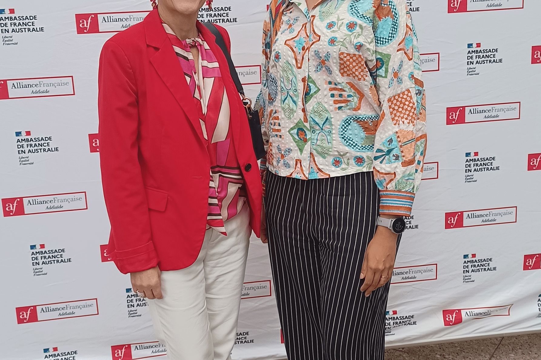 Mireille Le Doledec and Nathalia Enriquez.