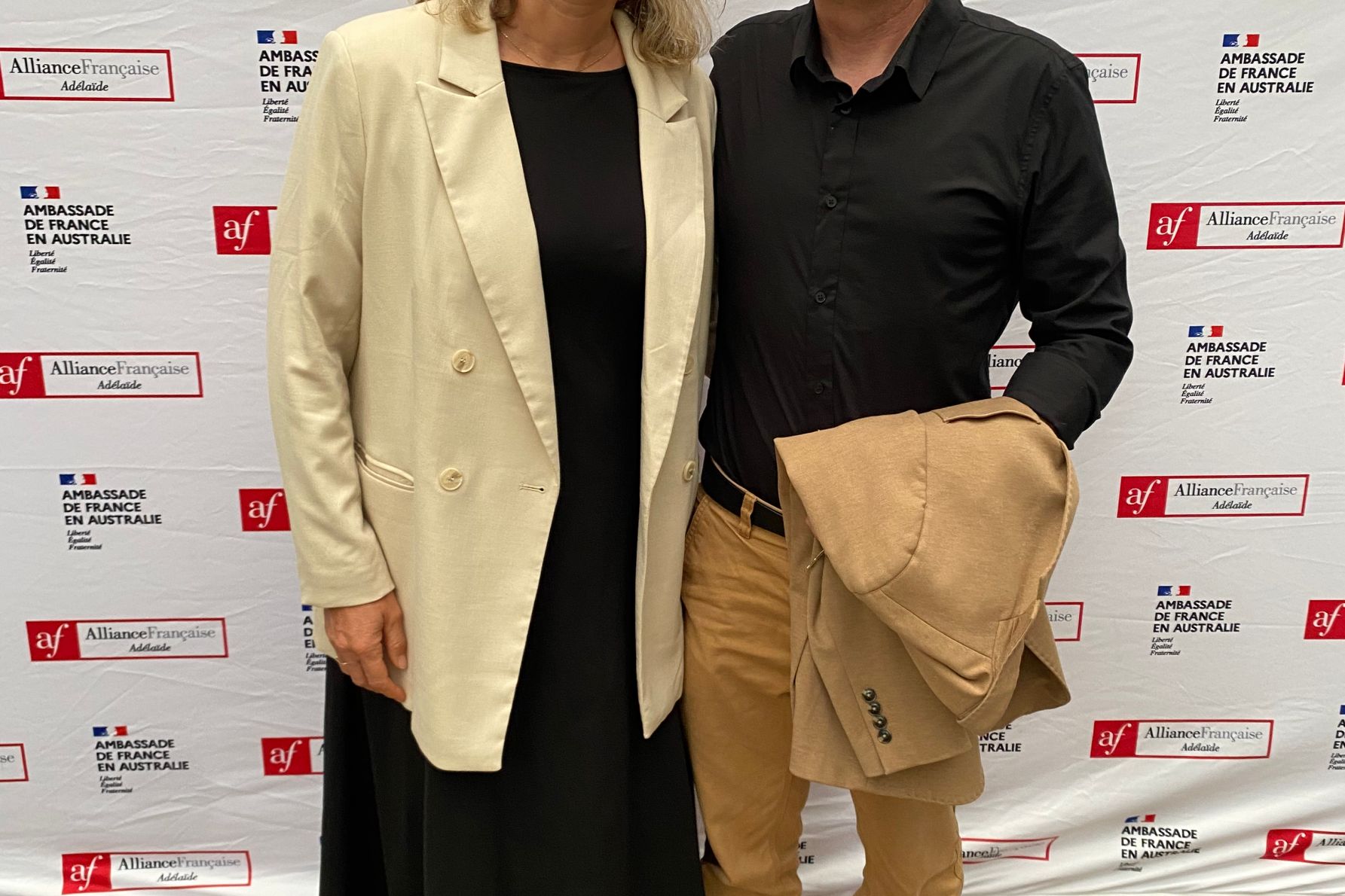 Nathalie Taquet and Nicholas Foata.