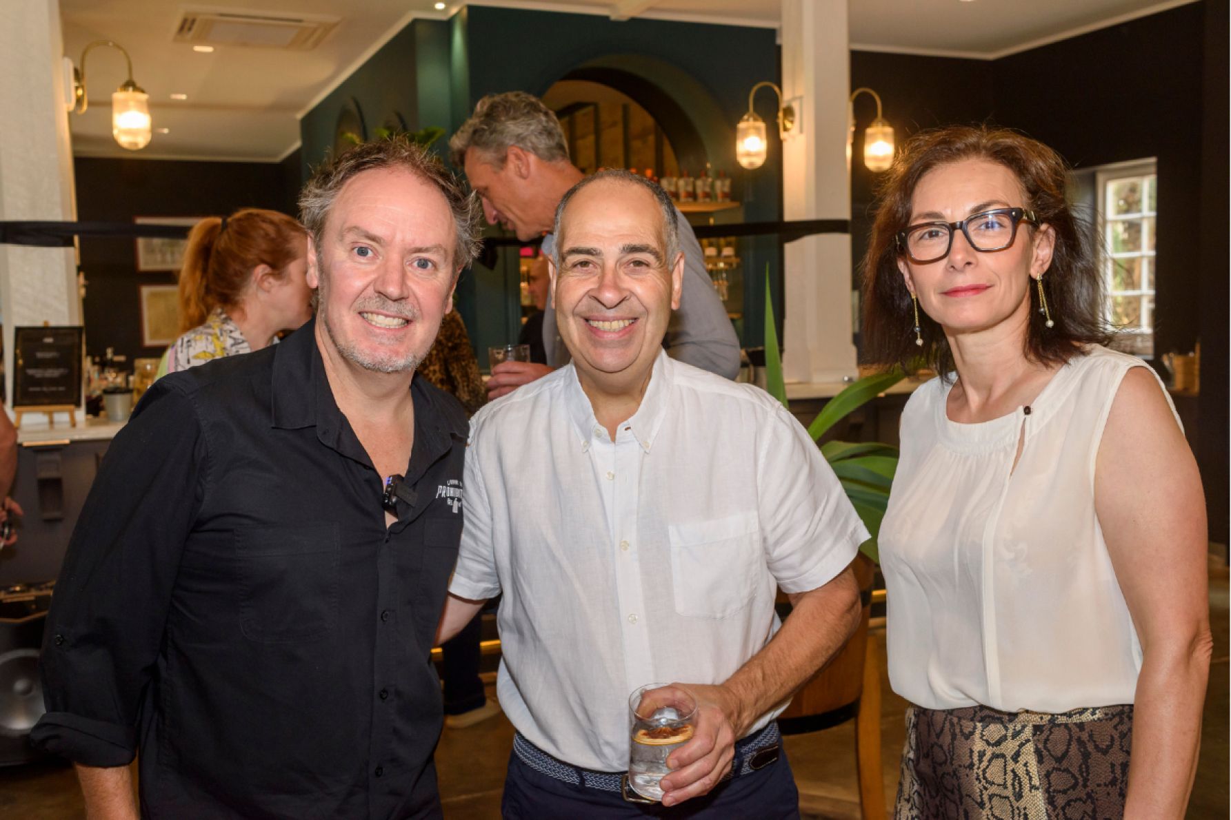 Adam Carpenter with Kamiel and Amira Andary