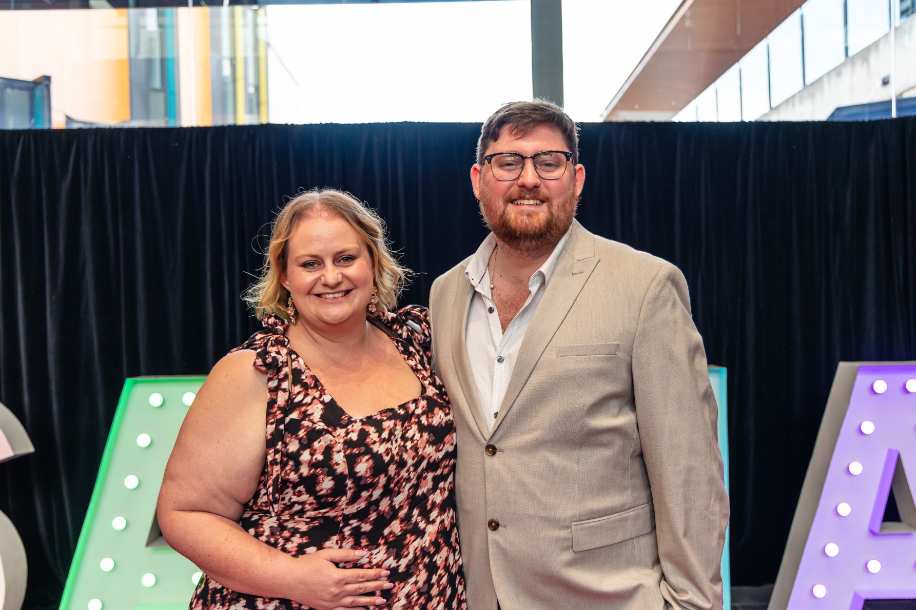 Bec Mitchell and Aiden Gyory