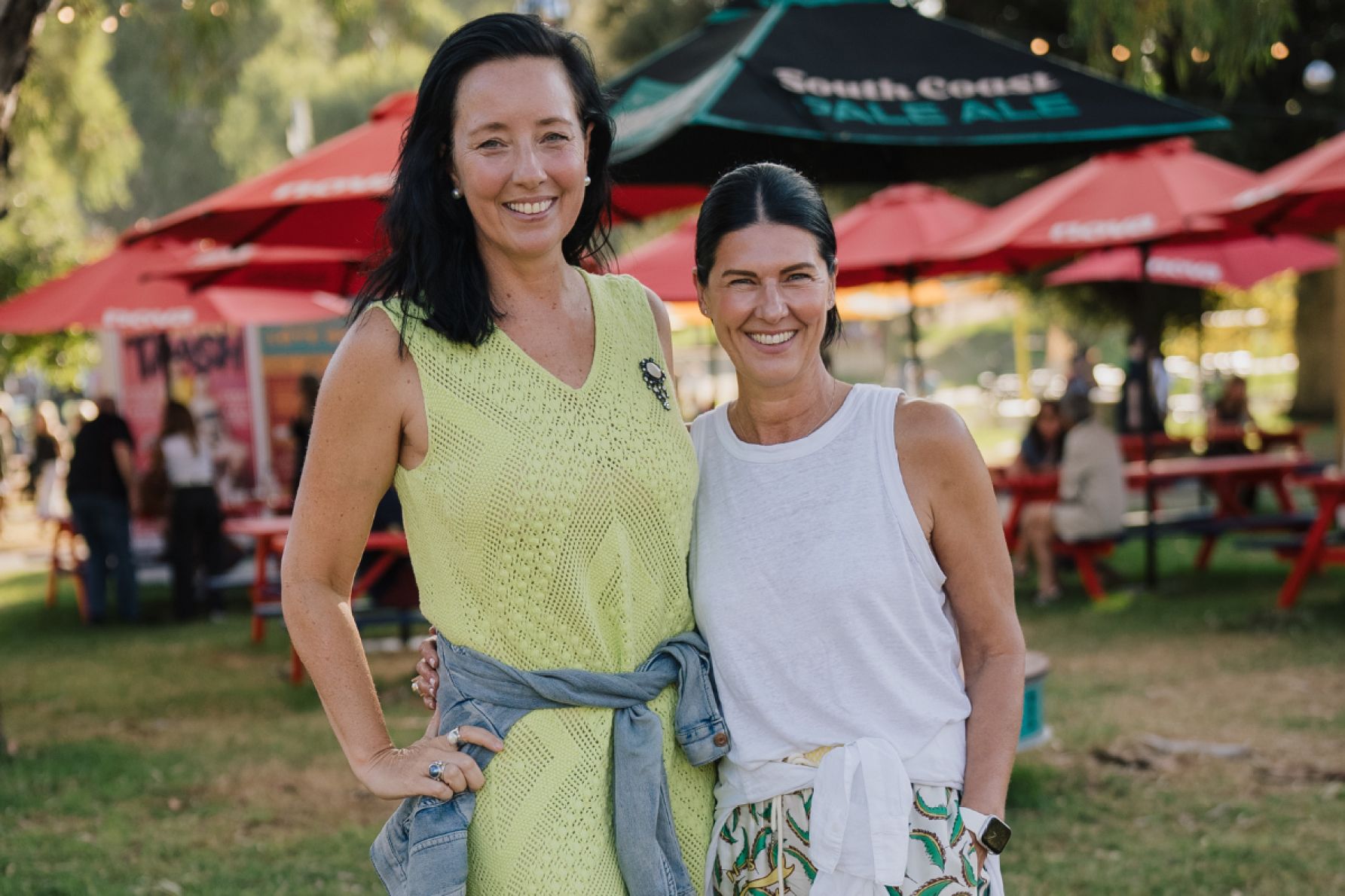 Ali Clarke and Sharon Templeton