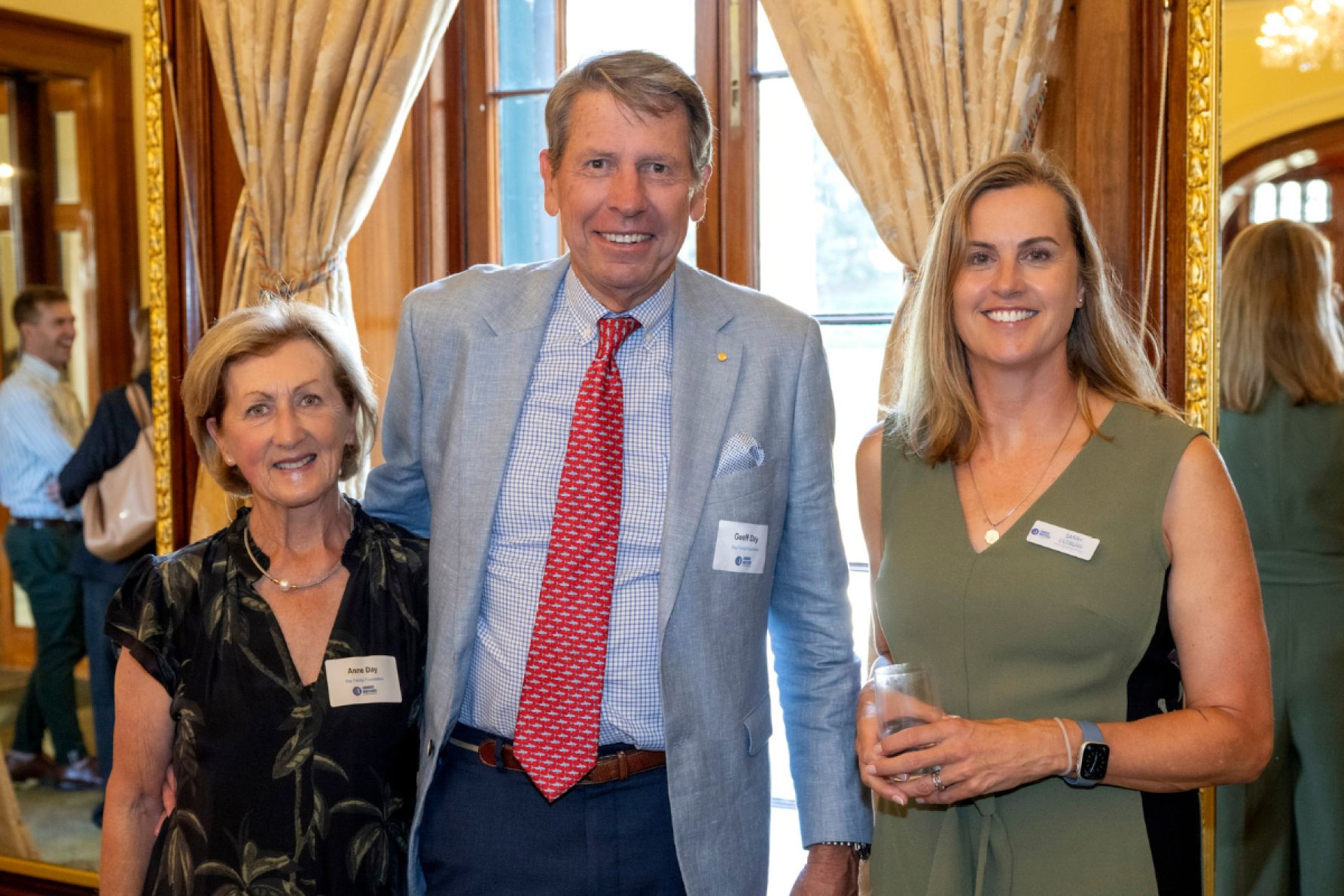 Anne Day, Geoff Day and Sarah Cutbush