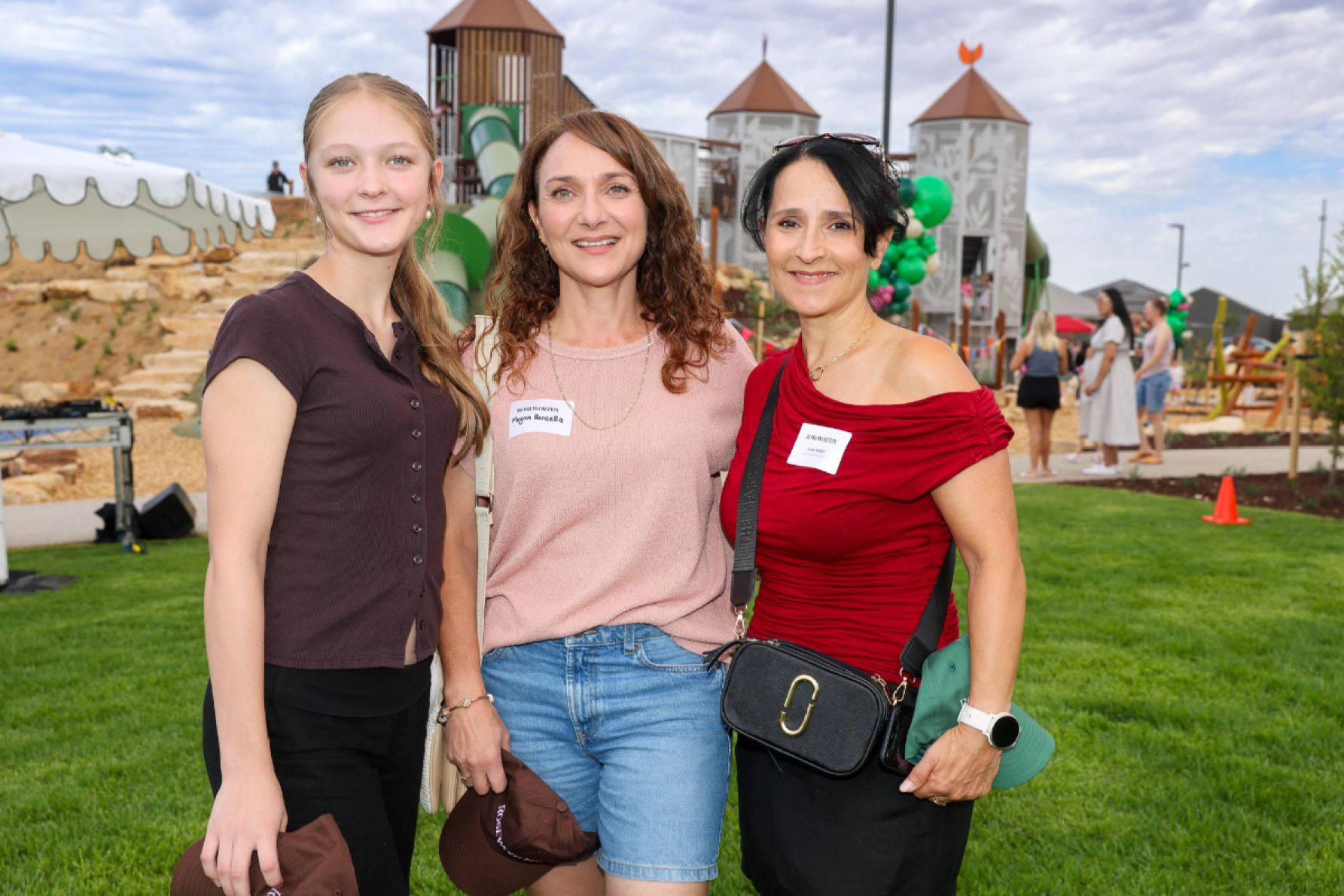Ashleigh Watson, Megan Renzella and Lisa Sapio