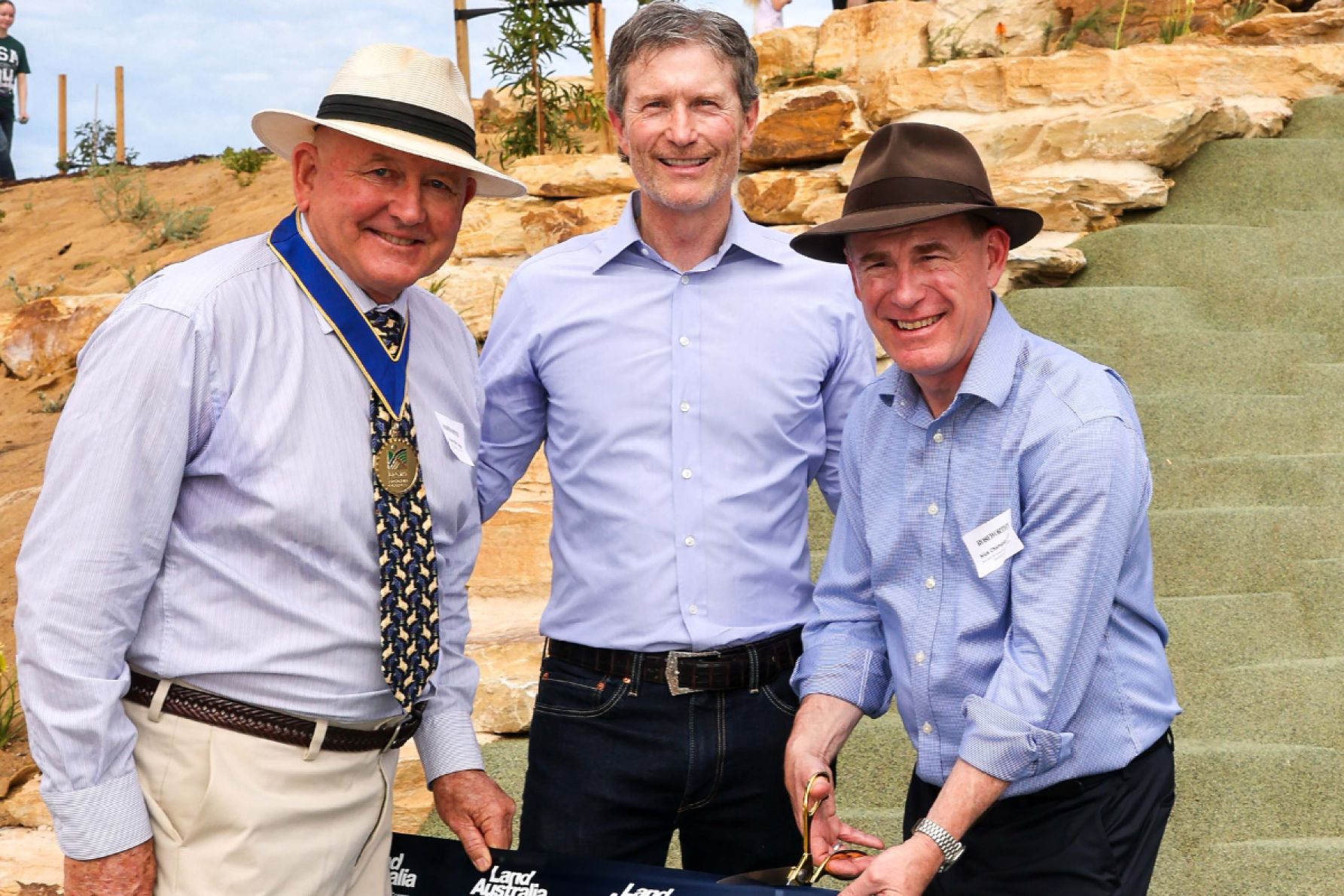 Bill Close, Michael Hickinbotham and Nick Champion