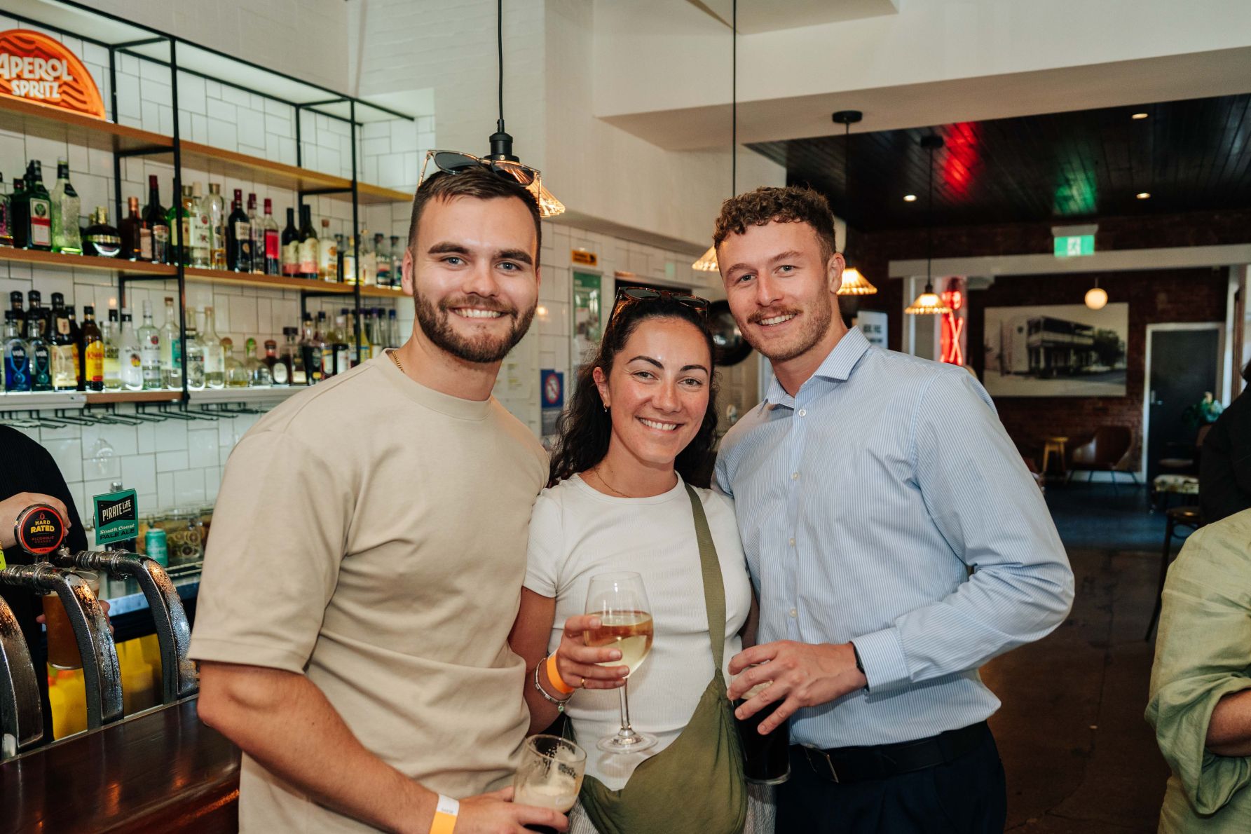 Blain Rogers, Georgia Hannay and Scott Bentley.