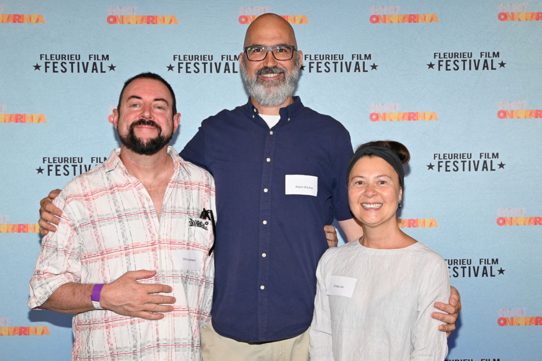 Chris Lambert, Adam Ritchie and Cindy Lim