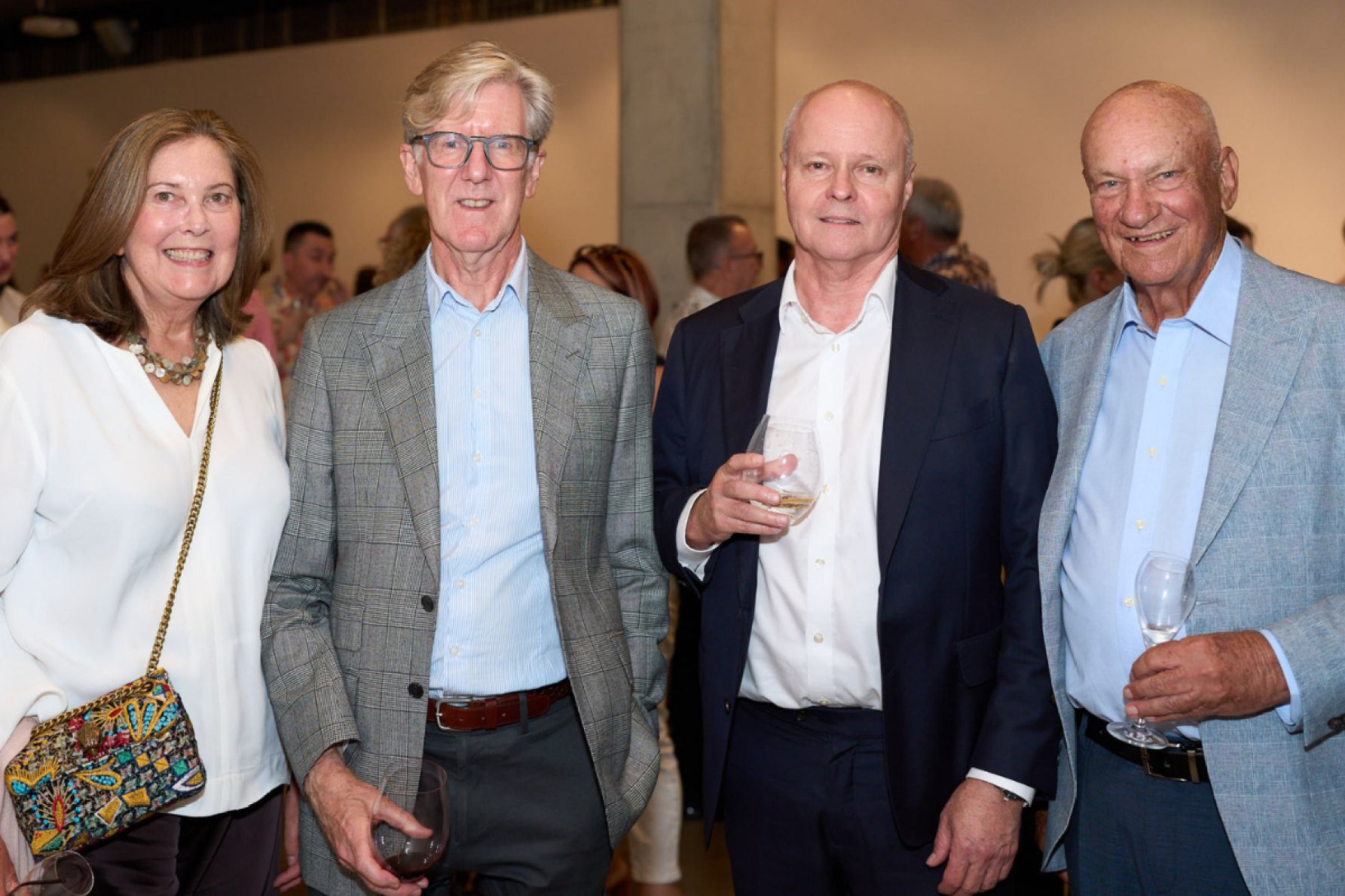 Christine Cornish, Rod Cornish, Nick Ross and Roger Lang 