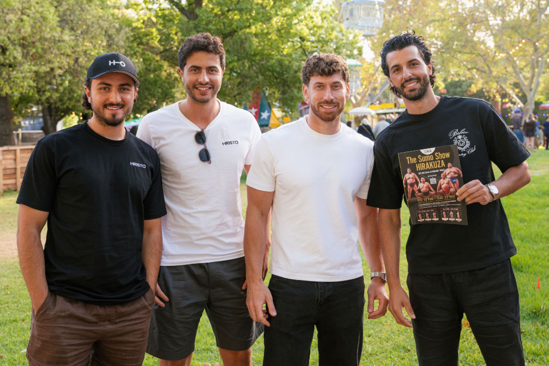 Alex Hristo, Zach Hristo, Jordy Kallios and Corey Decandia