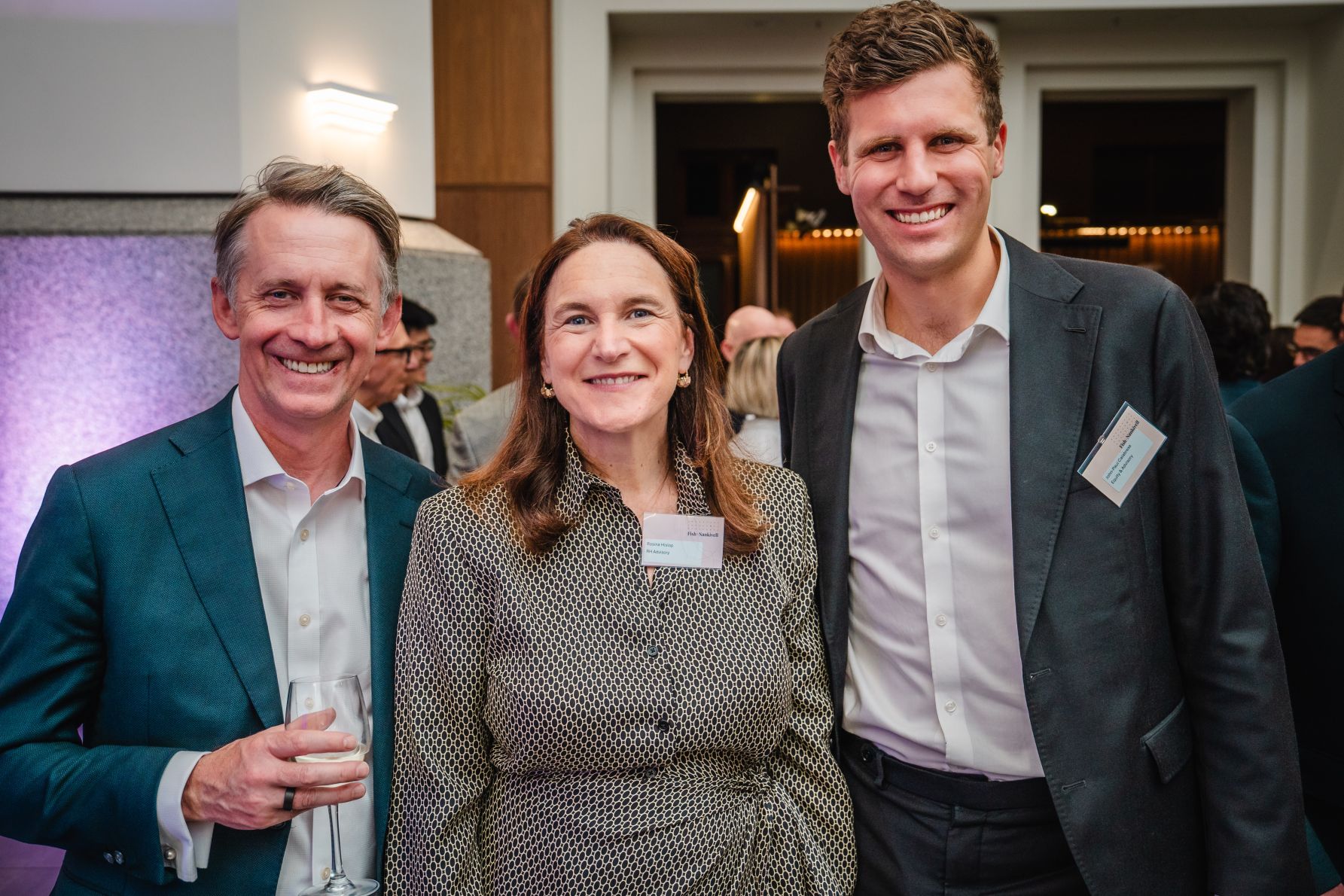 Don Manifold, Rosina Hislop and John-Paul Calabrese.