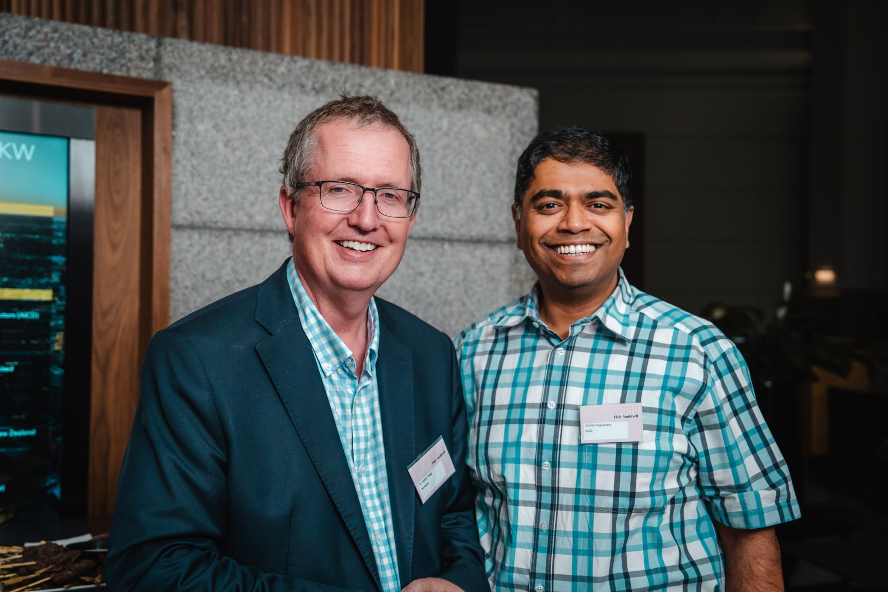 Alistair Begg and Kishen Vijayadass.