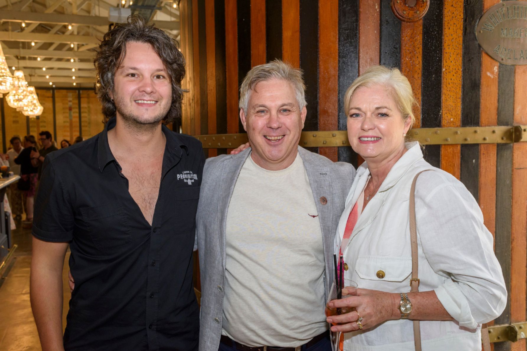 Hugh Lumsden with Eric and Agnes Licciardi