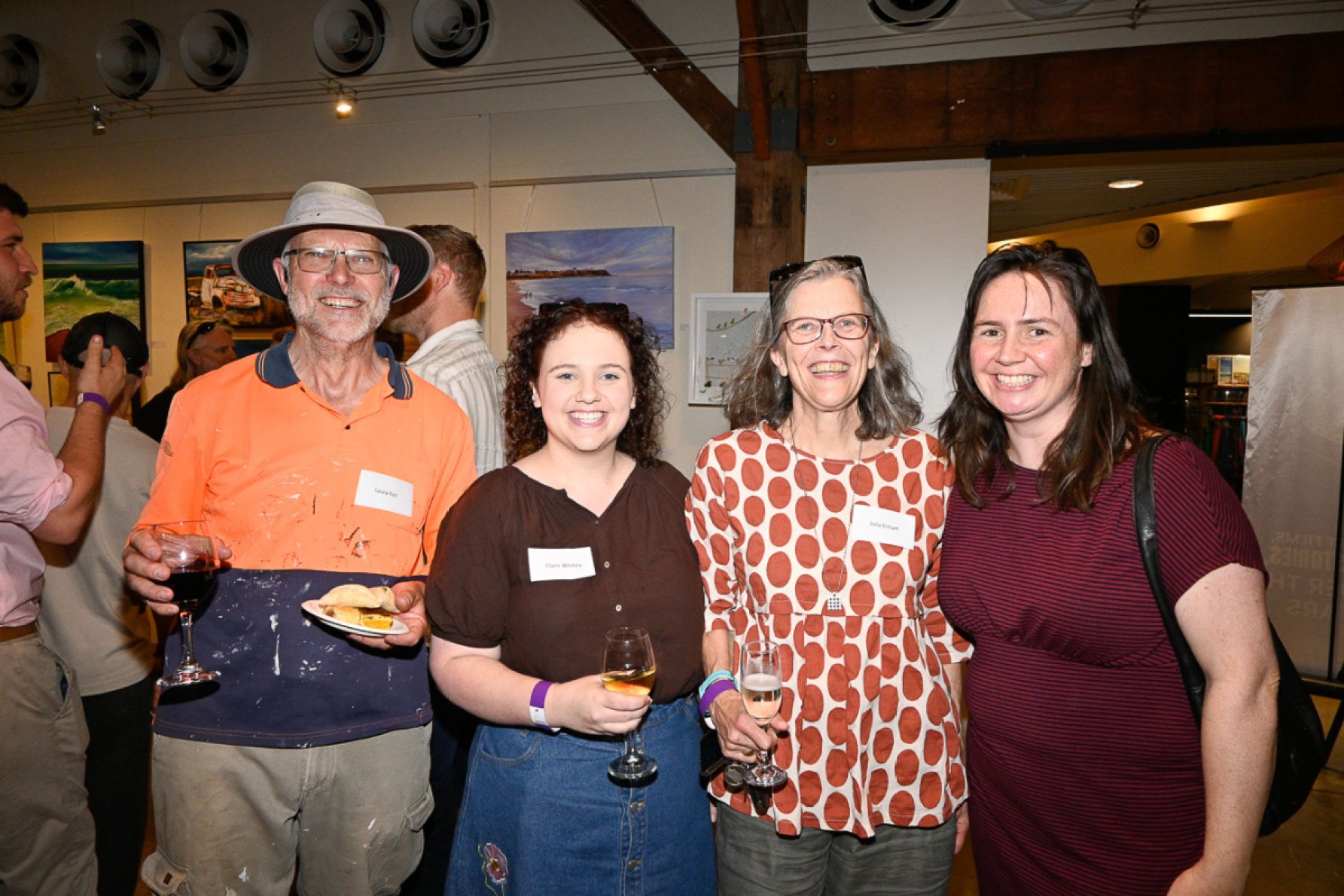 Ian Goldfinch, Claire Whitley, Julia Erhart and Claire Henry