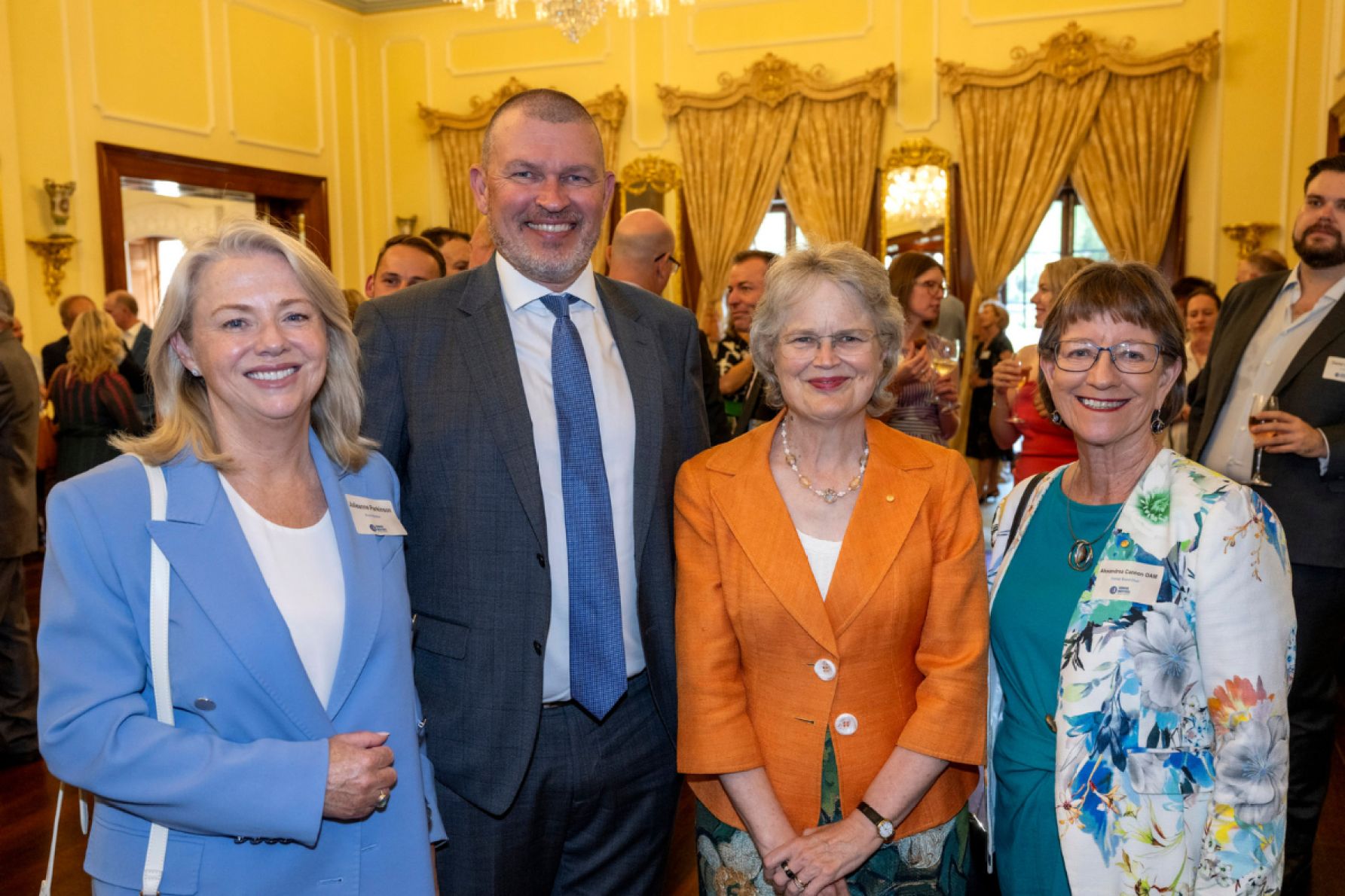 Julianne Parkinson, Todd Roberts, Frances Adamson and Alexandrea Cannon 