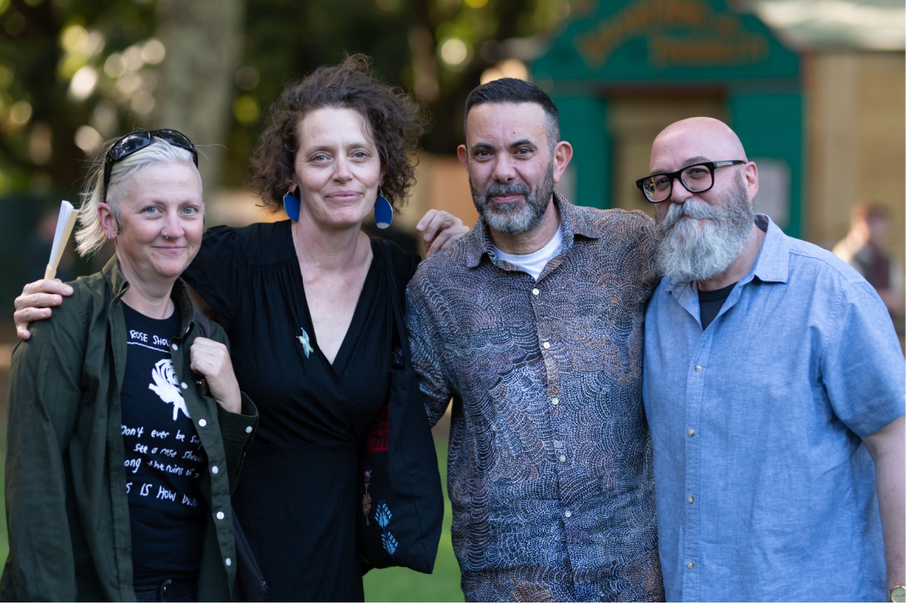 Jennifer Mills, Hannah Caspar, Anthony Peluso and Gennaro Sallustio